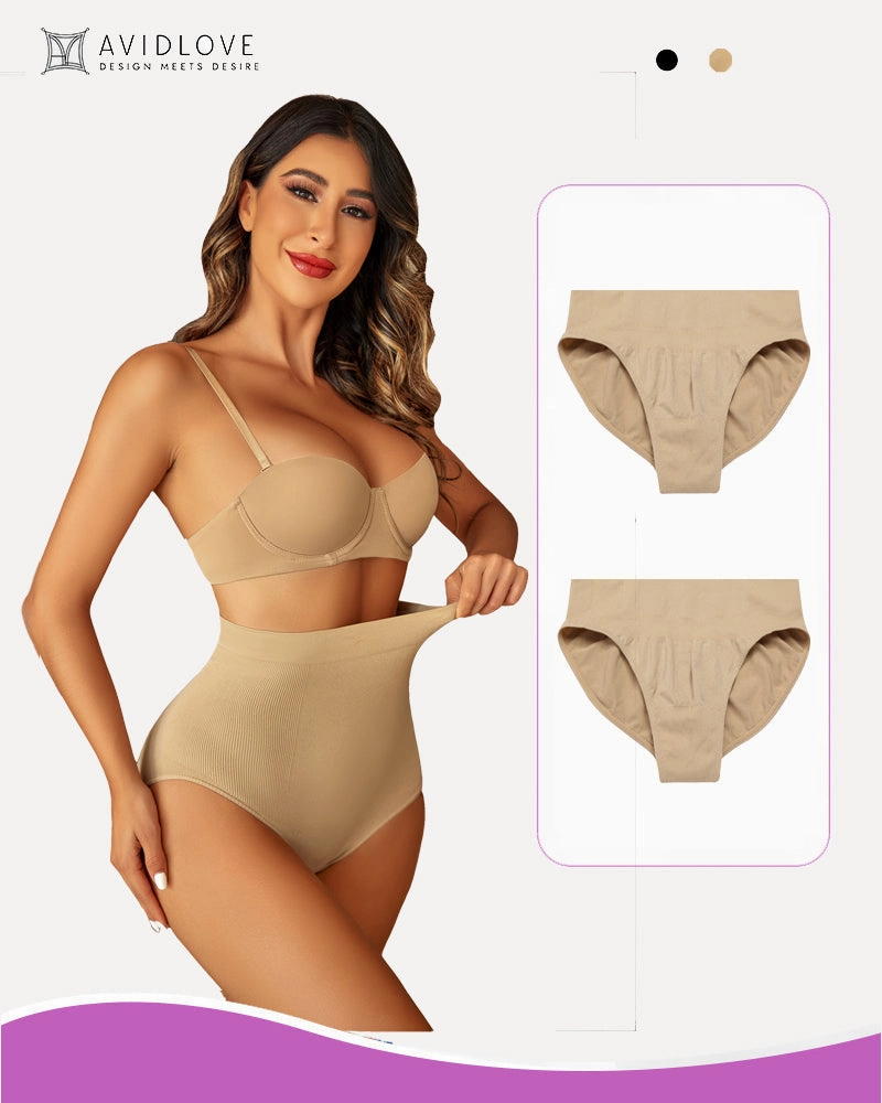 2 Pack Tummy Shapewear Control Panties