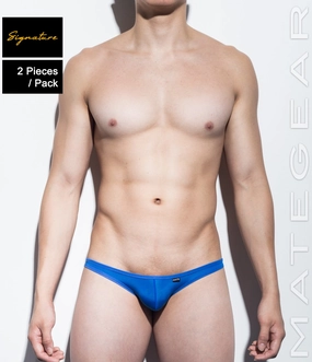 2pc/Pack Sexy Men's Underwear Mini Bikini Briefs - Kum Ja (Ultra Thin Nylon Signature Series II)