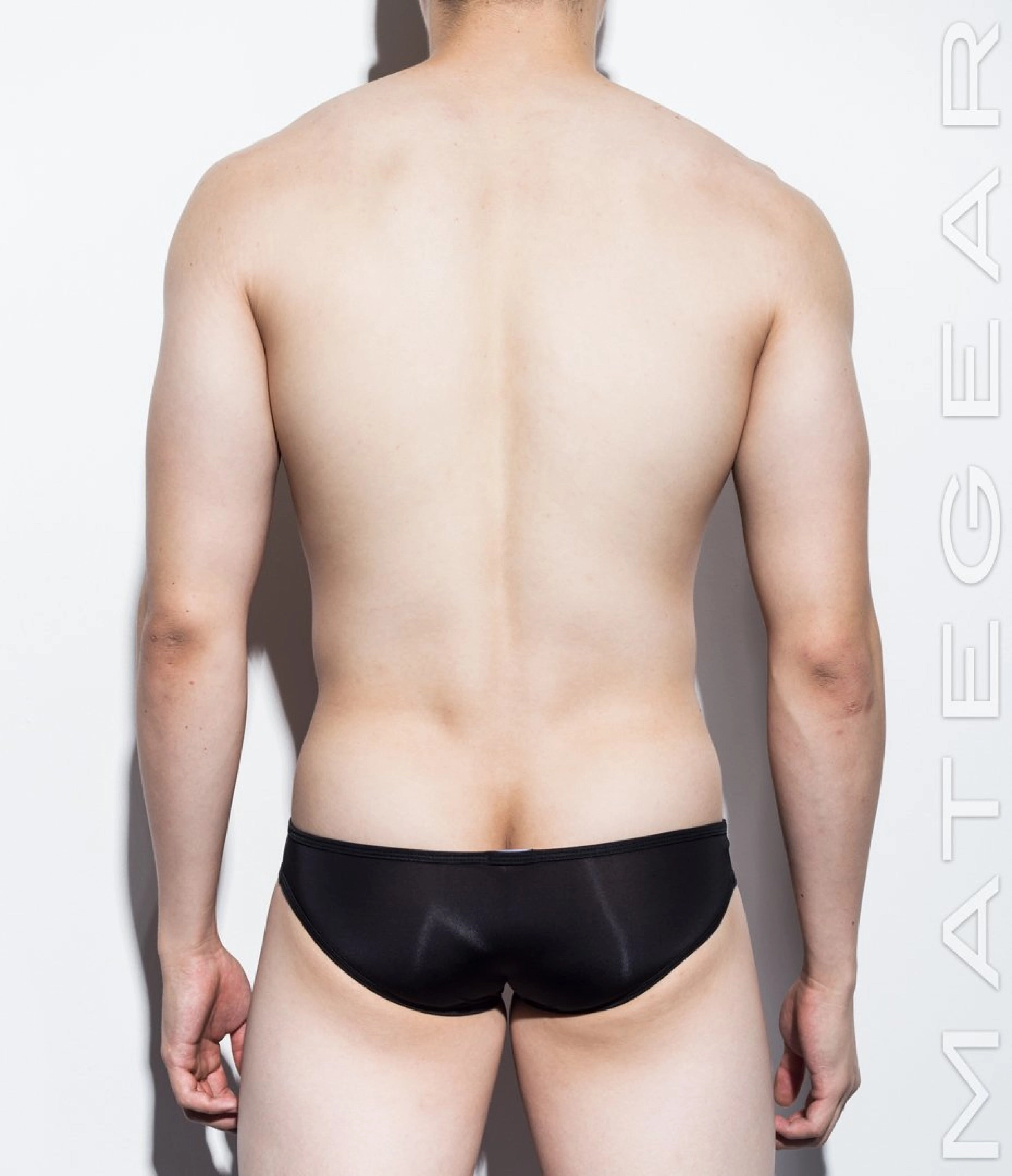 2pc/Pack Sexy Men's Underwear Mini Squarecut Trunks - Ran Kwang (Flat Front / Reduced Sides) (Ultra Thin Nylon Signature Series)