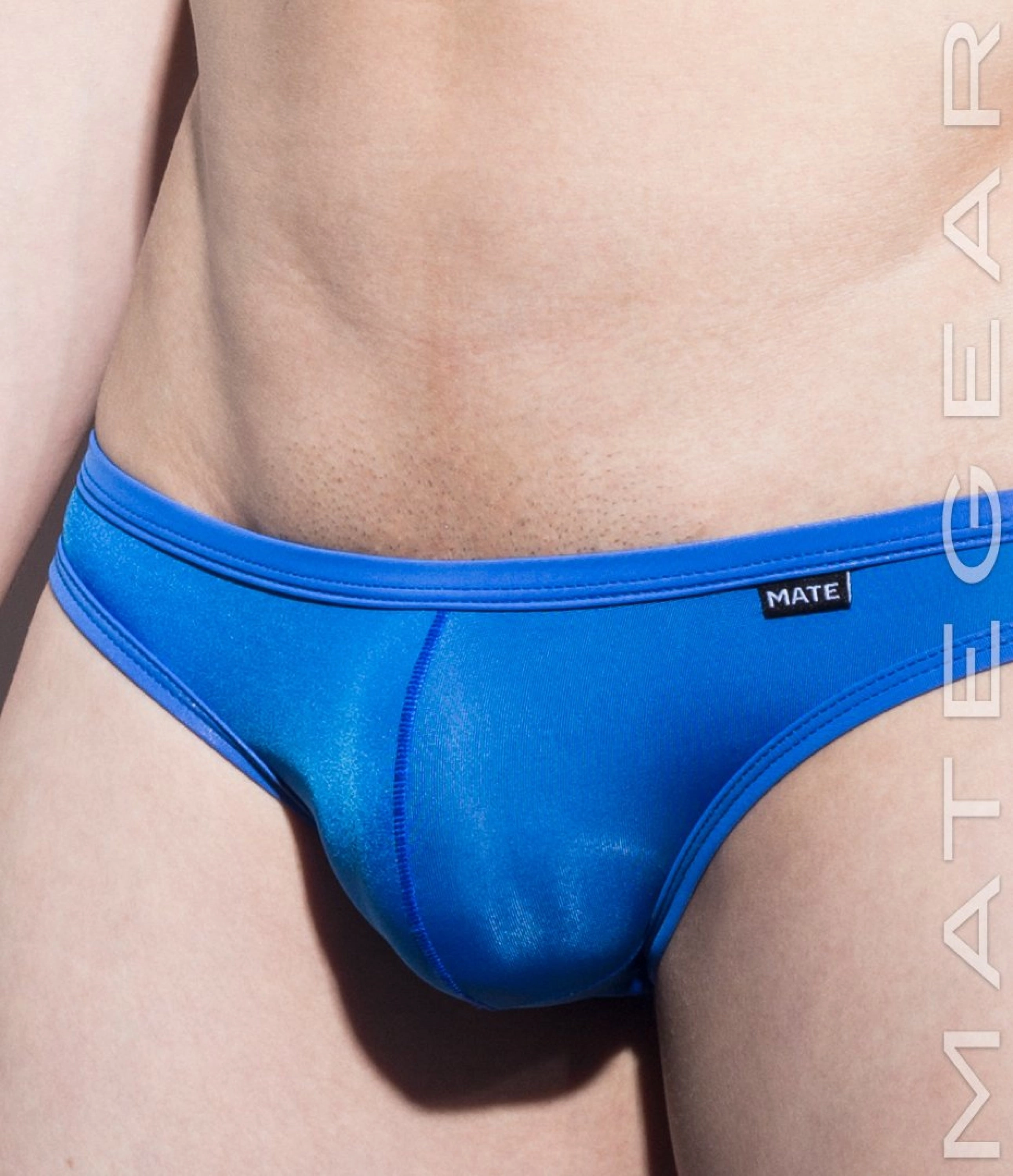 2pc/Pack Sexy Men's Underwear Mini Squarecut Trunks - Ran Kwang (Flat Front / Reduced Sides) (Ultra Thin Nylon Signature Series II)