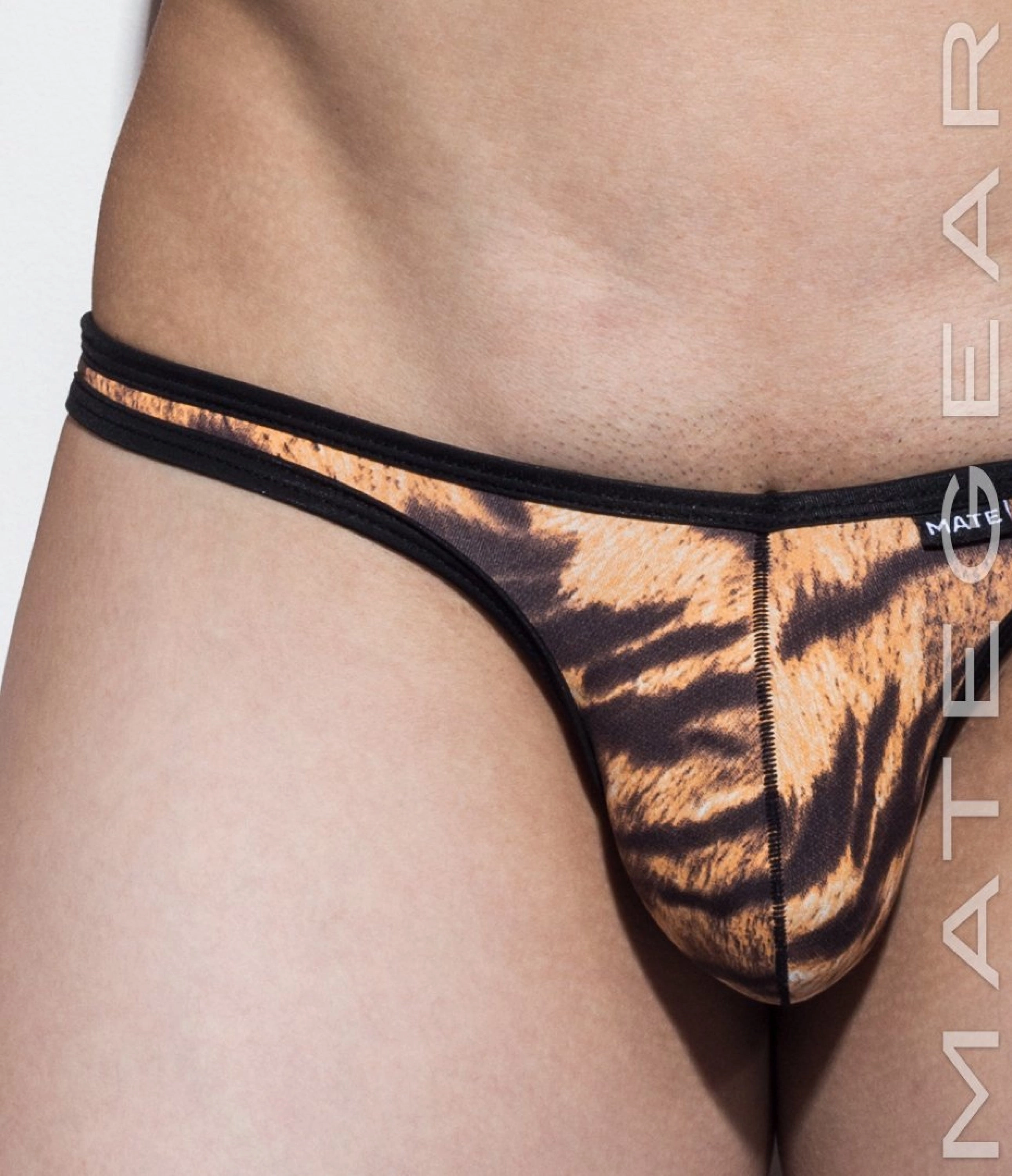 2pc/Pack Sexy Men's Underwear Ultra Bikini Briefs - Nan Song (V-Front / Tapered Sides) (Thin Nylon Special Fabric Signature Series)