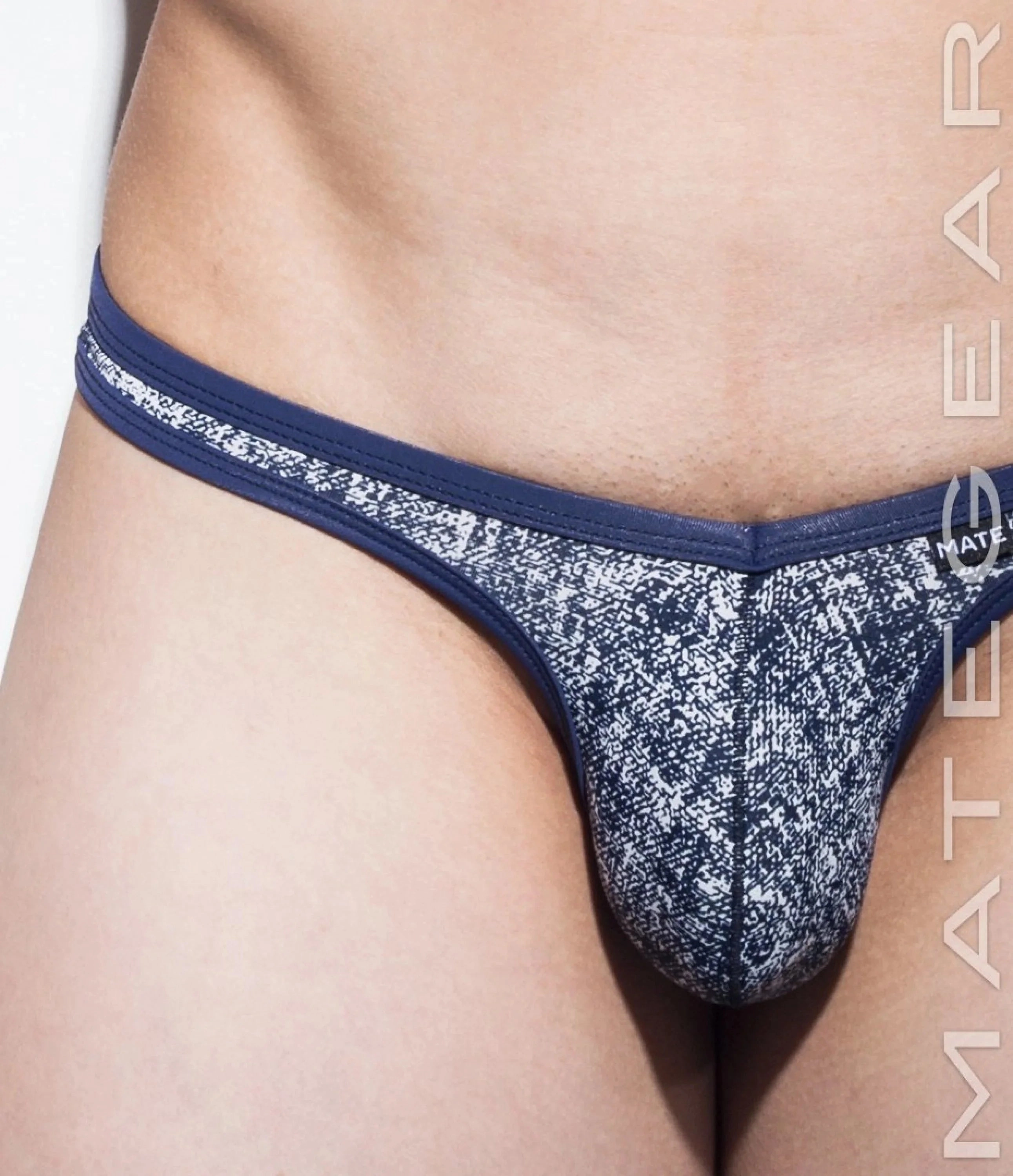 2pc/Pack Sexy Men's Underwear Ultra Bikini Briefs - Nan Song (V-Front / Tapered Sides) (Thin Nylon Special Fabric Signature Series)