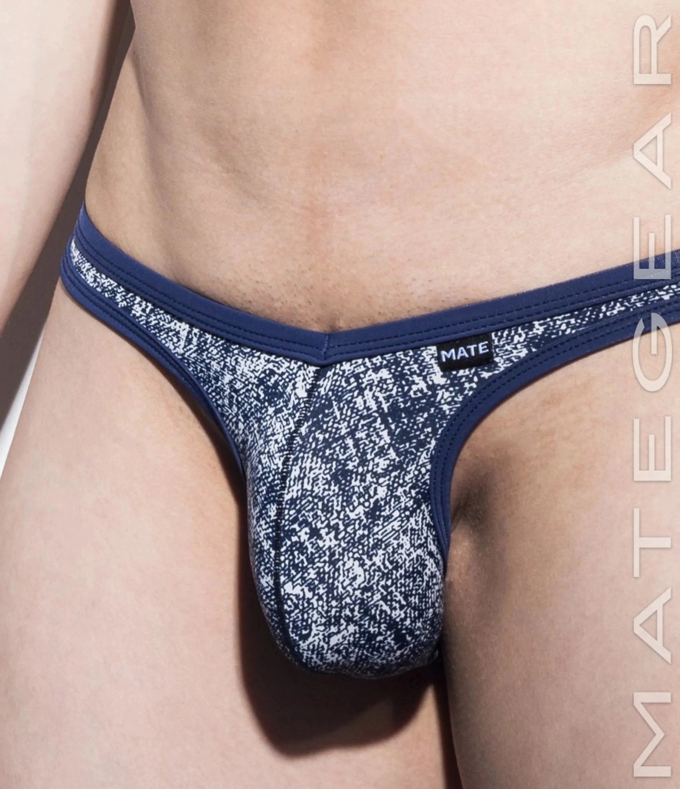 2pc/Pack Sexy Men's Underwear Ultra Bikini Briefs - Nan Song (V-Front / Tapered Sides) (Thin Nylon Special Fabric Signature Series)