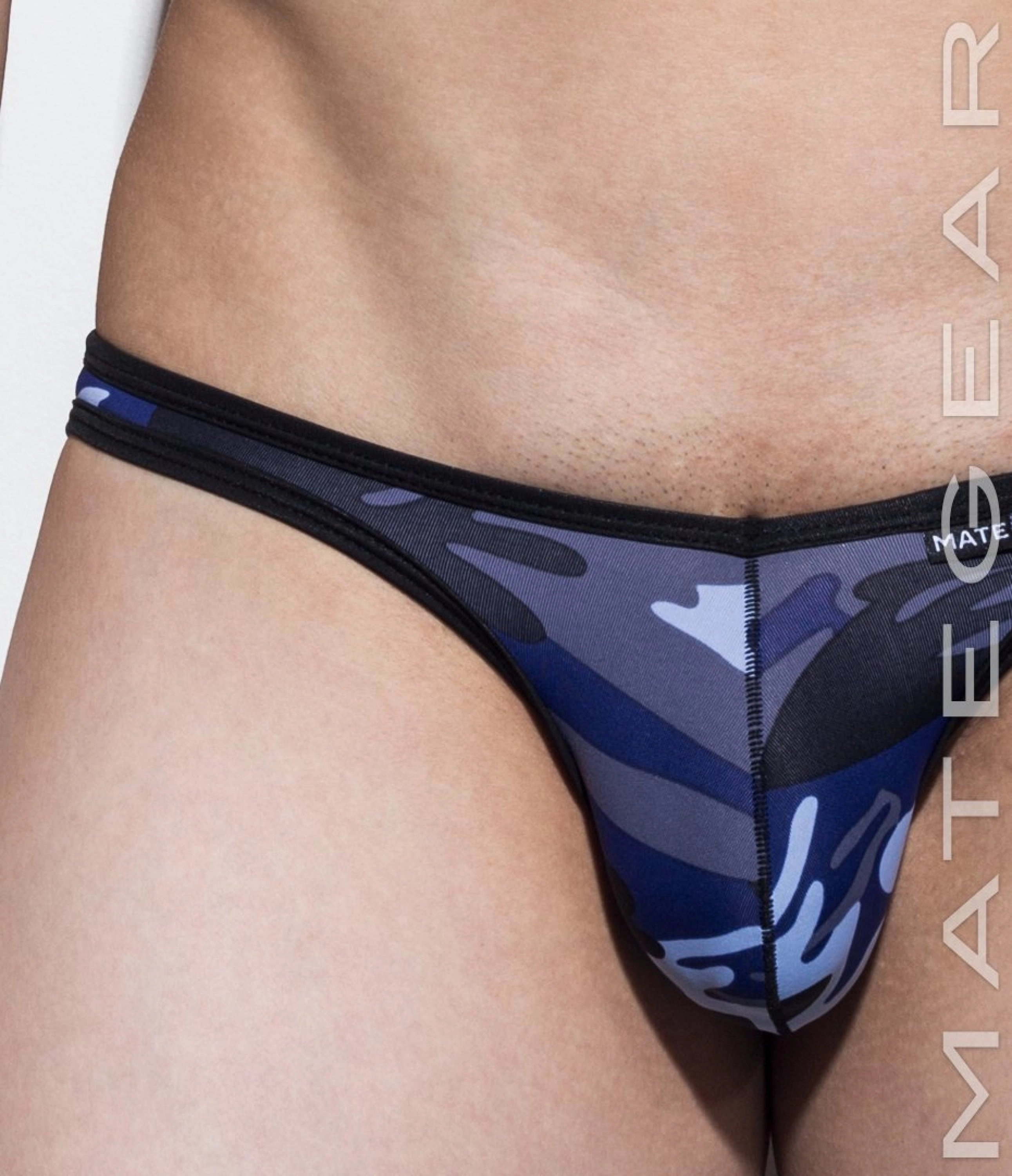 2pc/Pack Sexy Men's Underwear Ultra Bikini Briefs - Nan Song (V-Front / Tapered Sides) (Thin Nylon Special Fabric Signature Series)