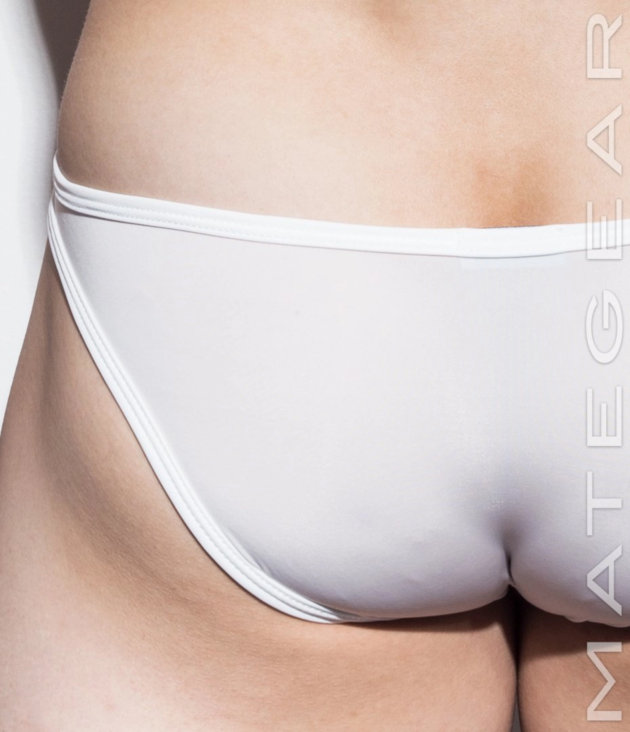 2pc/Pack Sexy Men's Underwear Ultra Bikini Briefs - Nan Song (V-Front / Tapered Sides) (Ultra Thin Nylon Signature Series)