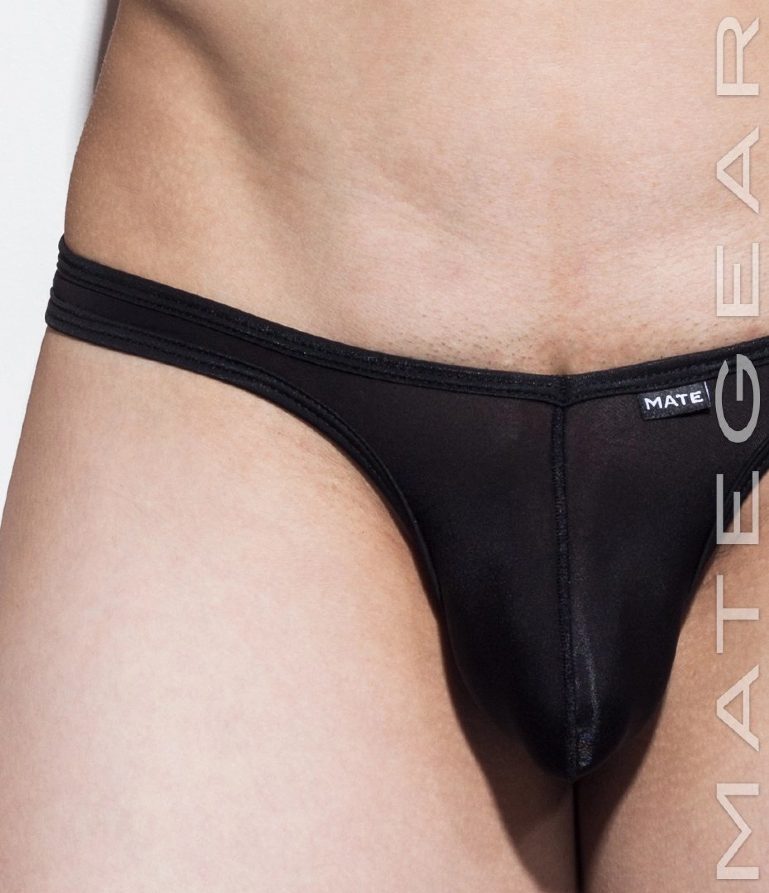 2pc/Pack Sexy Men's Underwear Ultra Bikini Briefs - Nan Song (V-Front / Tapered Sides) (Ultra Thin Nylon Signature Series)