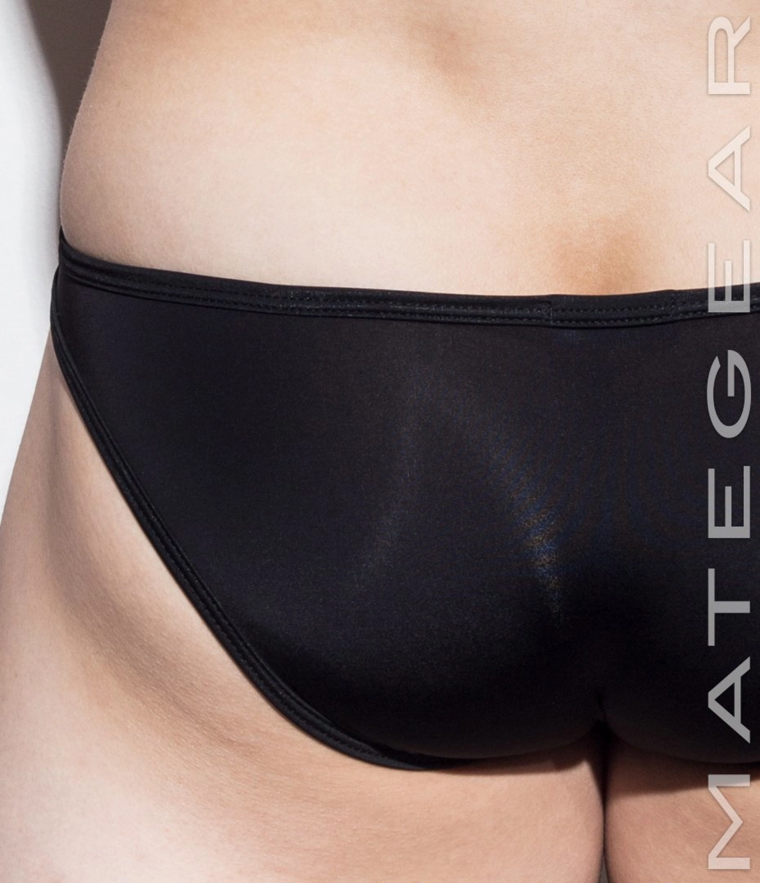2pc/Pack Sexy Men's Underwear Ultra Bikini Briefs - Nan Song (V-Front / Tapered Sides) (Ultra Thin Nylon Signature Series)