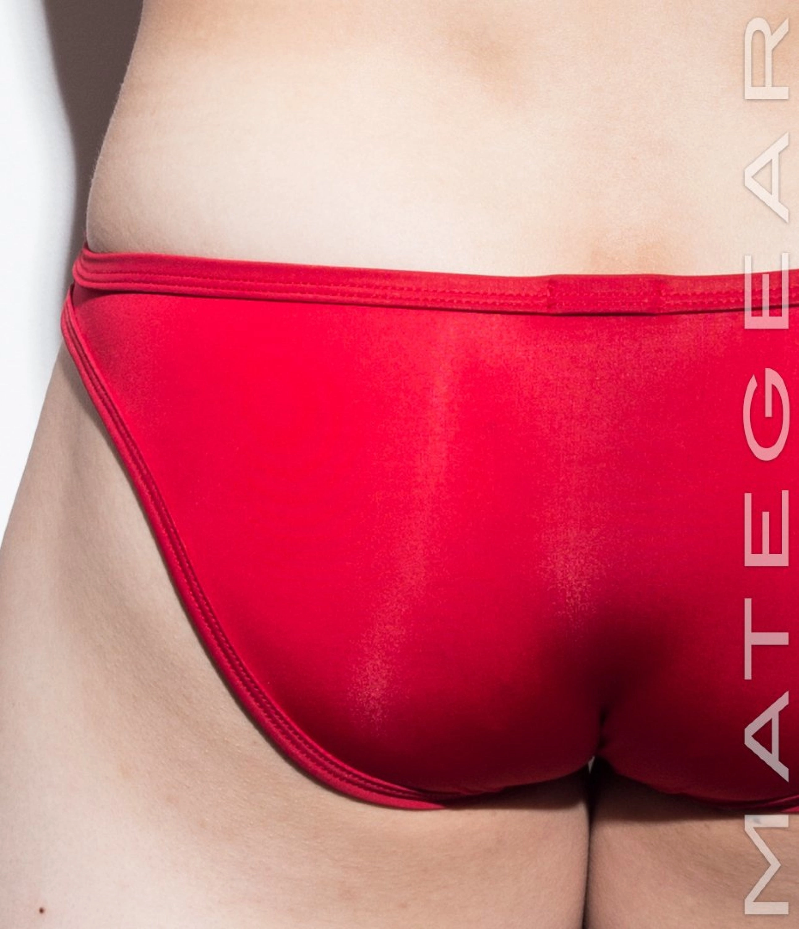 2pc/Pack Sexy Men's Underwear Ultra Bikini Briefs - Nan Song (V-Front / Tapered Sides) (Ultra Thin Nylon Signature Series II)