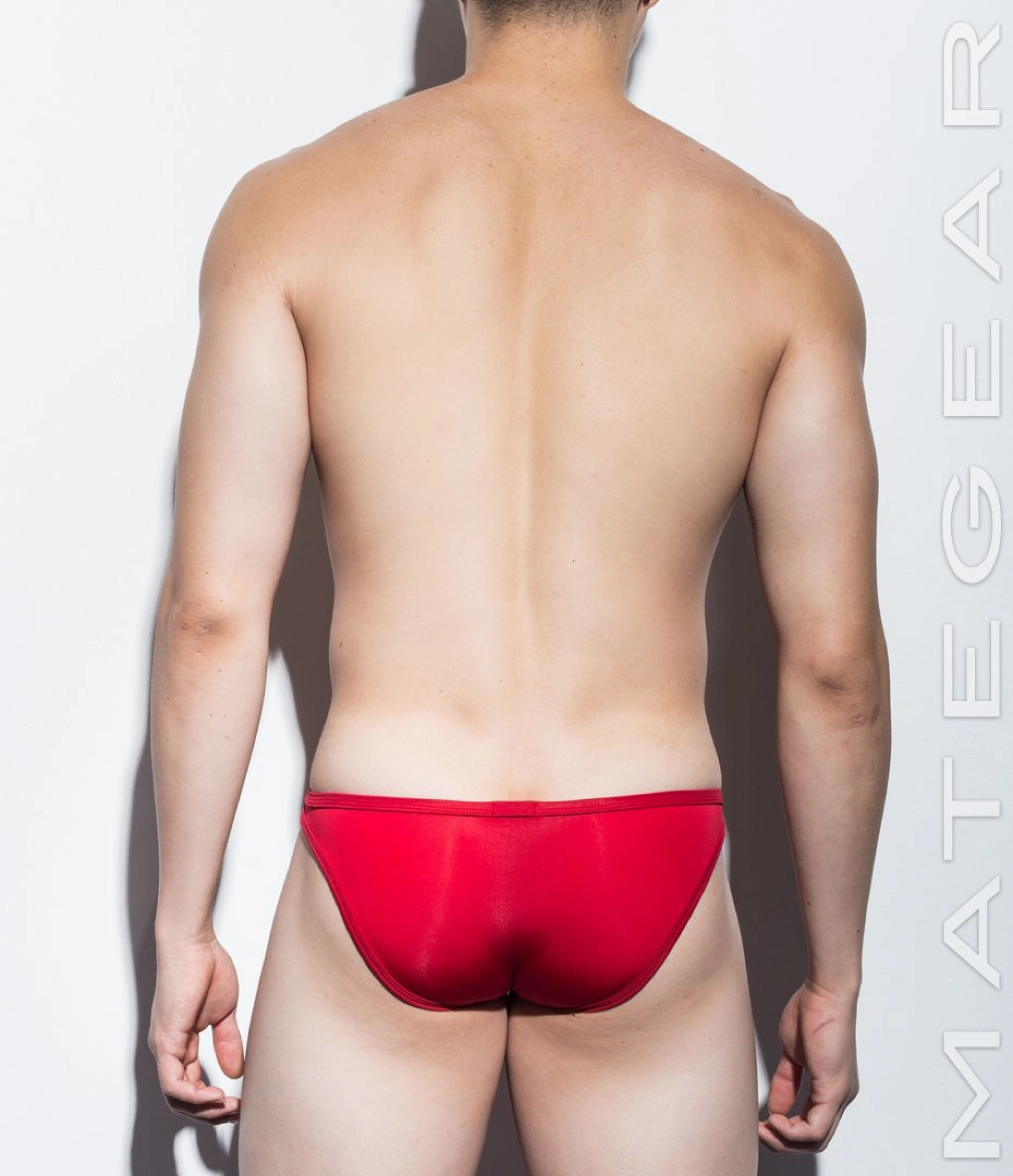 2pc/Pack Sexy Men's Underwear Ultra Bikini Briefs - Nan Song (V-Front / Tapered Sides) (Ultra Thin Nylon Signature Series II)