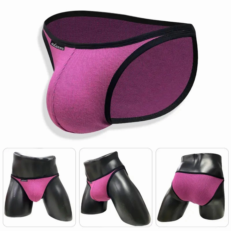 Adannu Men's Bikini Briefs - Low Rise Sexy Underwear for Active Men AD747