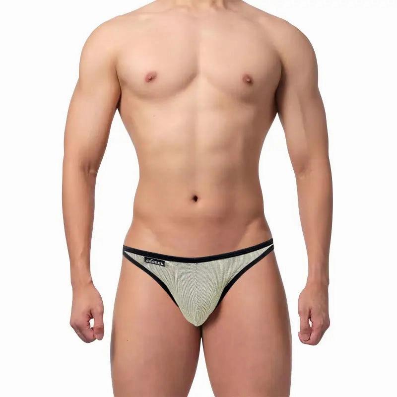 Adannu Men's Bikini Briefs - Low Rise Sexy Underwear for Active Men AD747