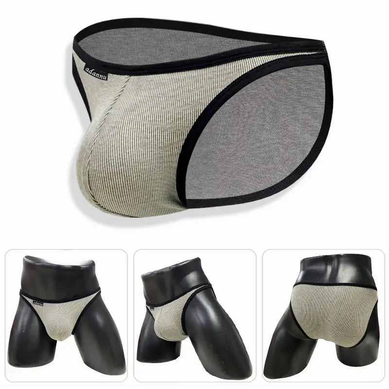 Adannu Men's Bikini Briefs - Low Rise Sexy Underwear for Active Men AD747