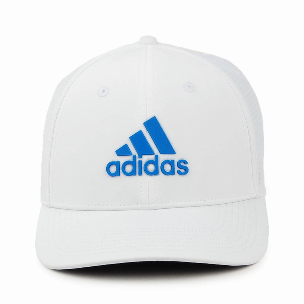 Adidas Golf Tour Fitted Baseball Cap - White-Blue