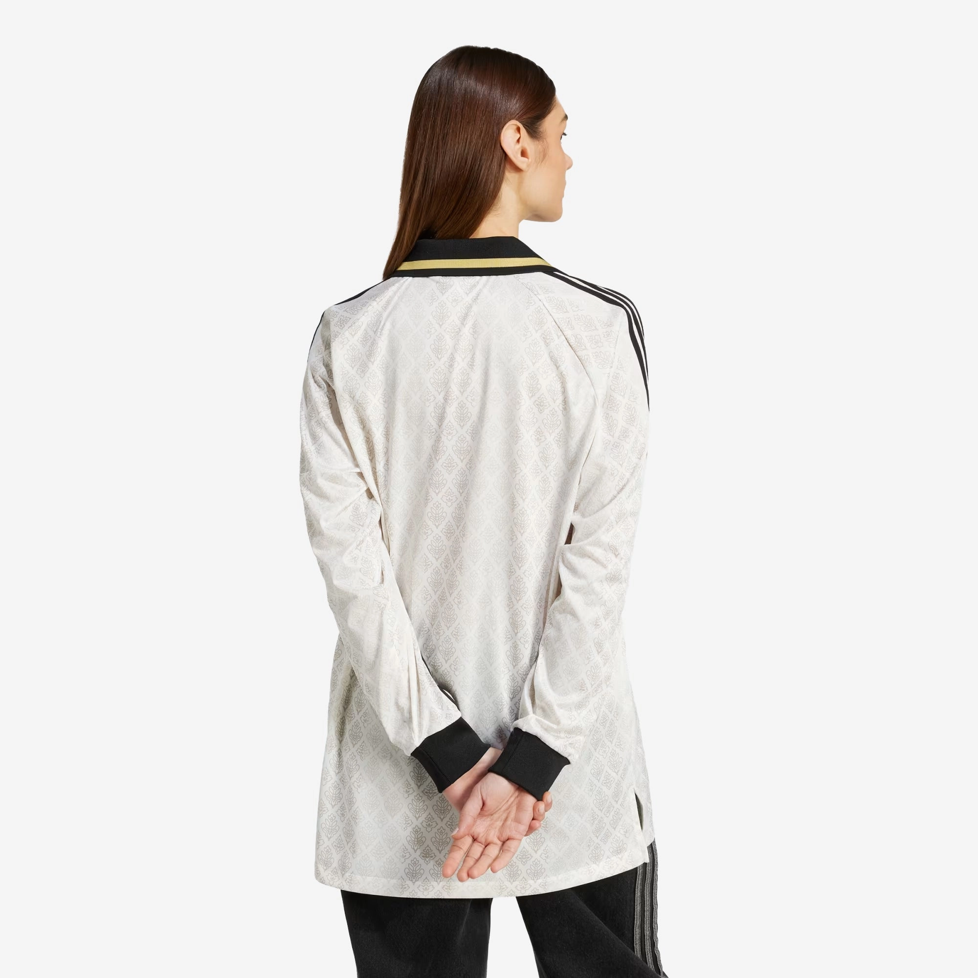 Adidas Originals | RETRO SPORTS CRICKET-INSPIRED LONG SLEEVE JERSEY { OFF WHITE