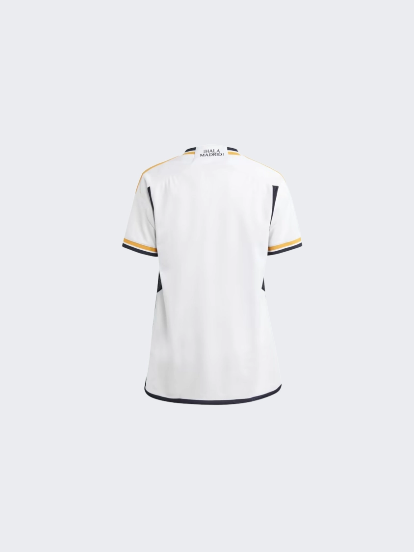 Adidas Real Home Kids-Unisex Football T-Shirt White