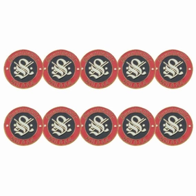 ahead - Sunningdale Golf & Country Club Ball Markers (BM4R SUN 2 - BLKREDGRY)
