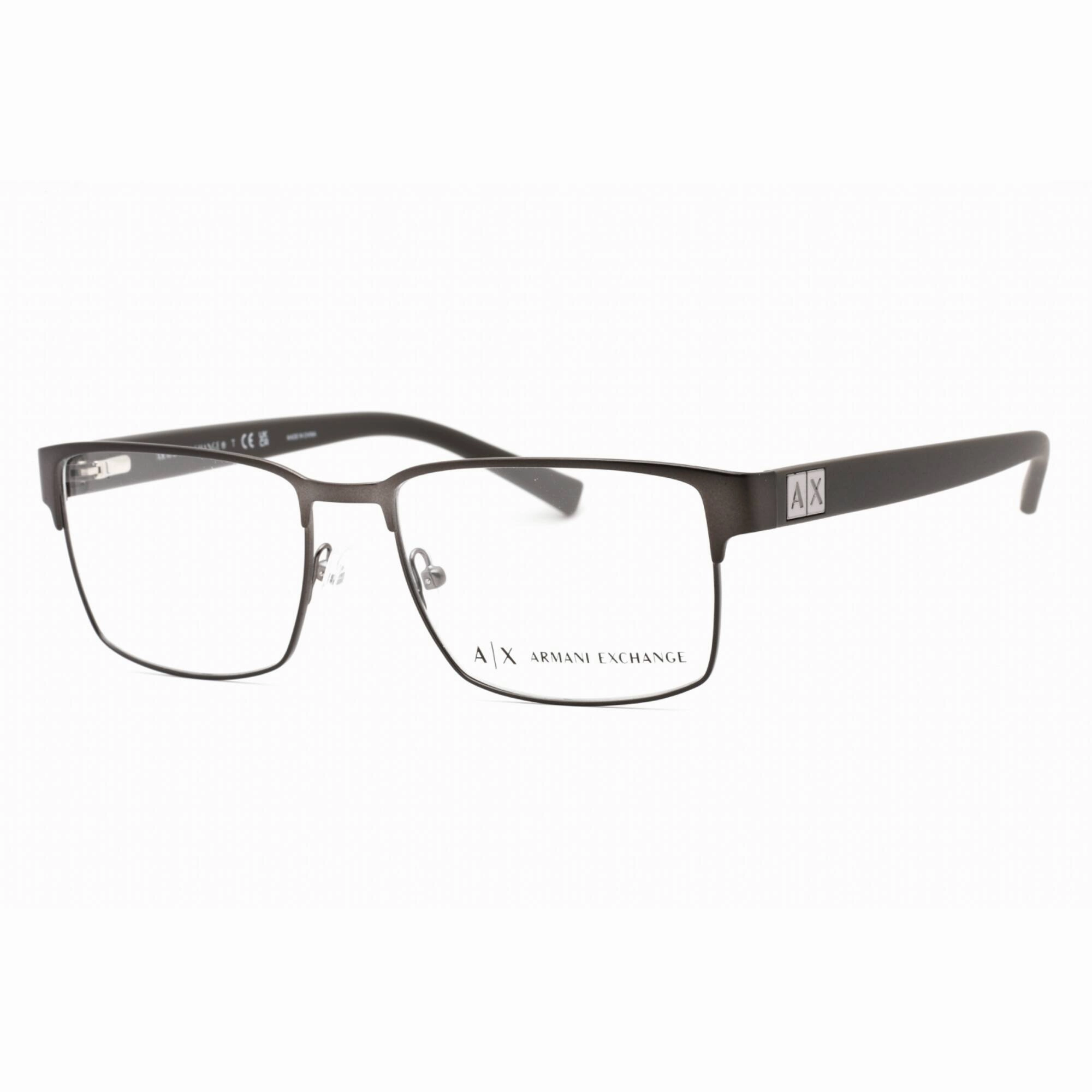 Armani Exchange Men's Eyeglasses - Dark Matte Gunmetal Rectangular | 0AX1019L 6089
