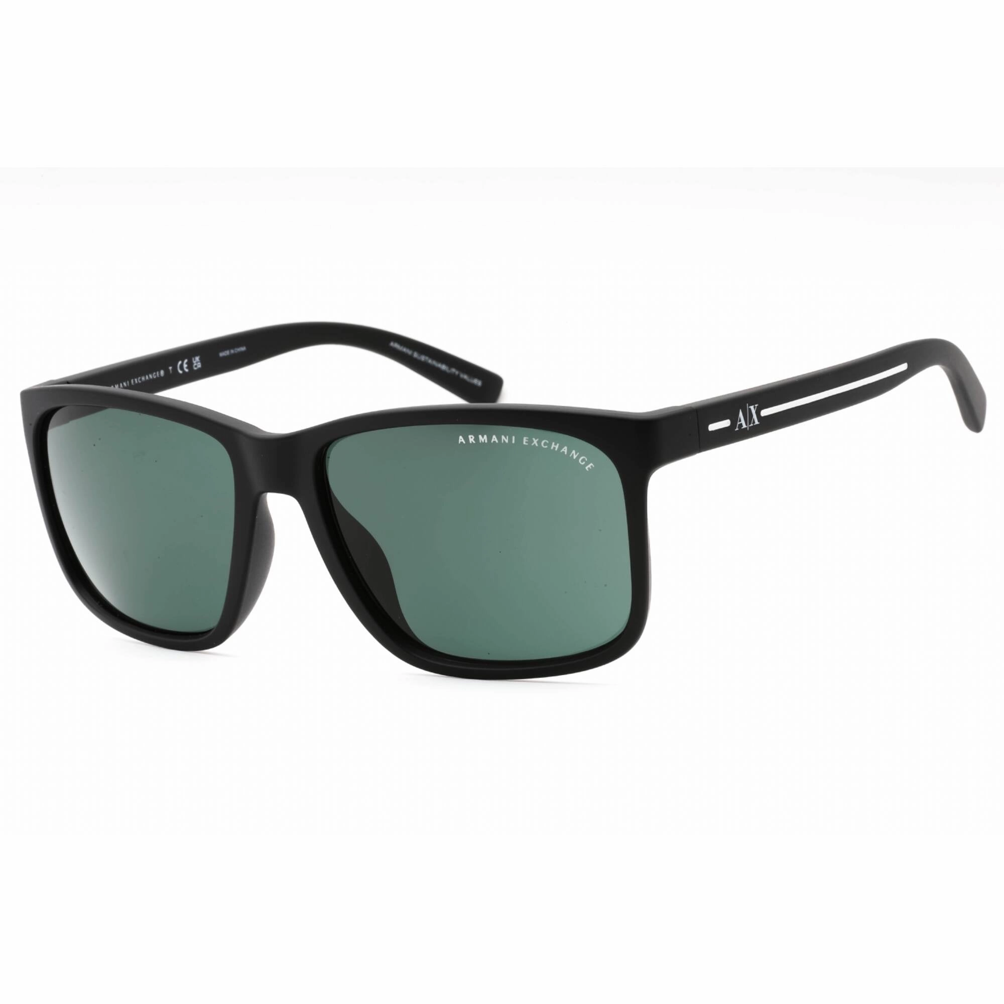 Armani Exchange Men's Sunglasses - Matte Black Butterfly Frame | 0AX4041SF 807871
