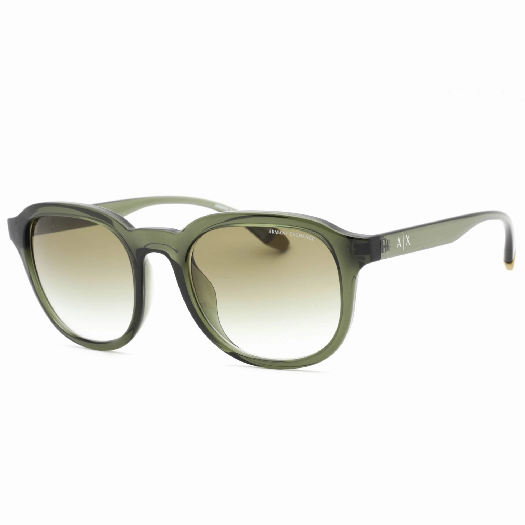 Armani Exchange Men's Sunglasses - Shiny Transparent Green Frame | 0AX4129SU 83418E