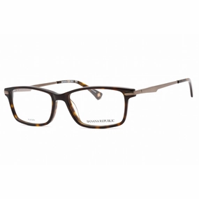 Banana Republic Men's Eyeglasses - Dark Havana Rectangular Frame | Bernard 0086 00