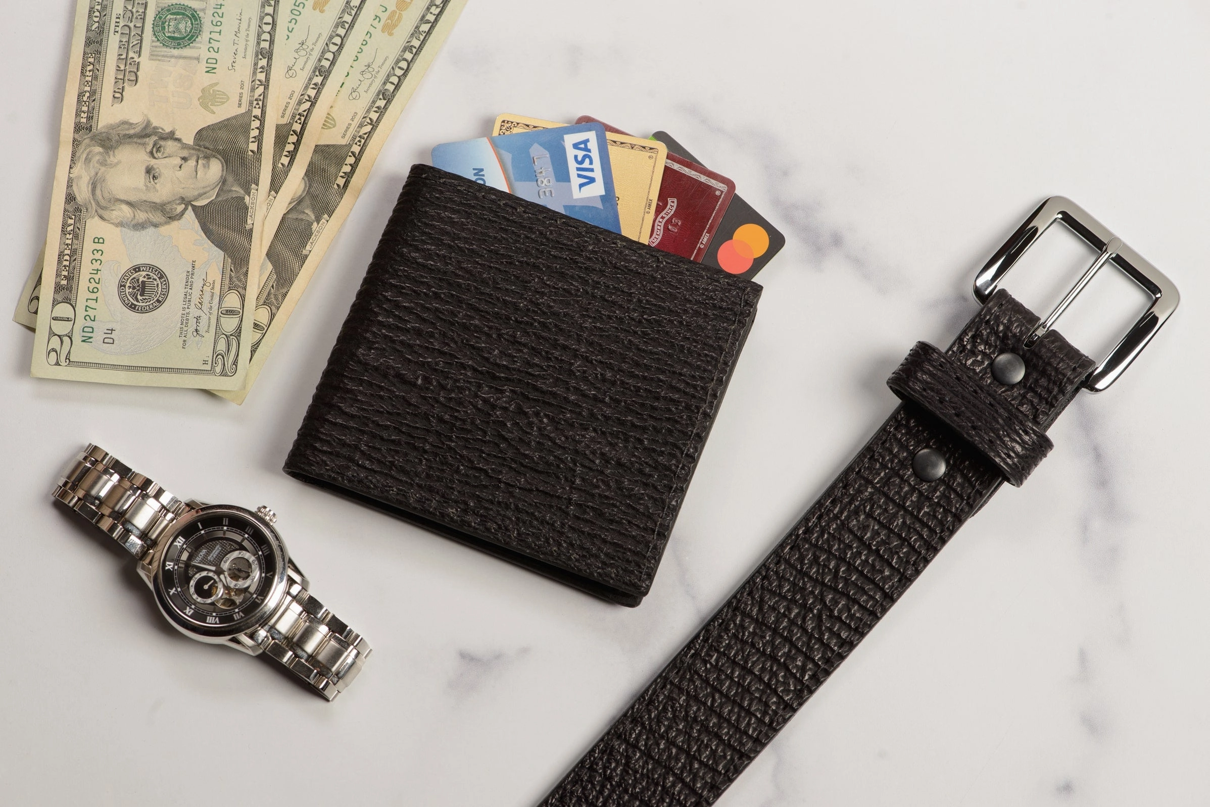 Black Shark Bifold Wallet