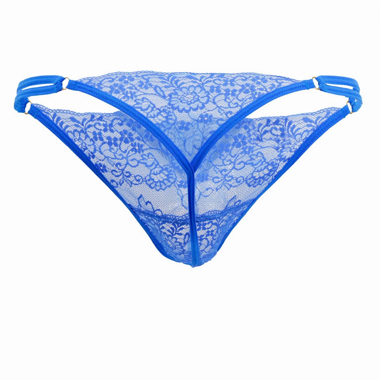 CandyMan 99421 Lace G-String Thongs Color Blue