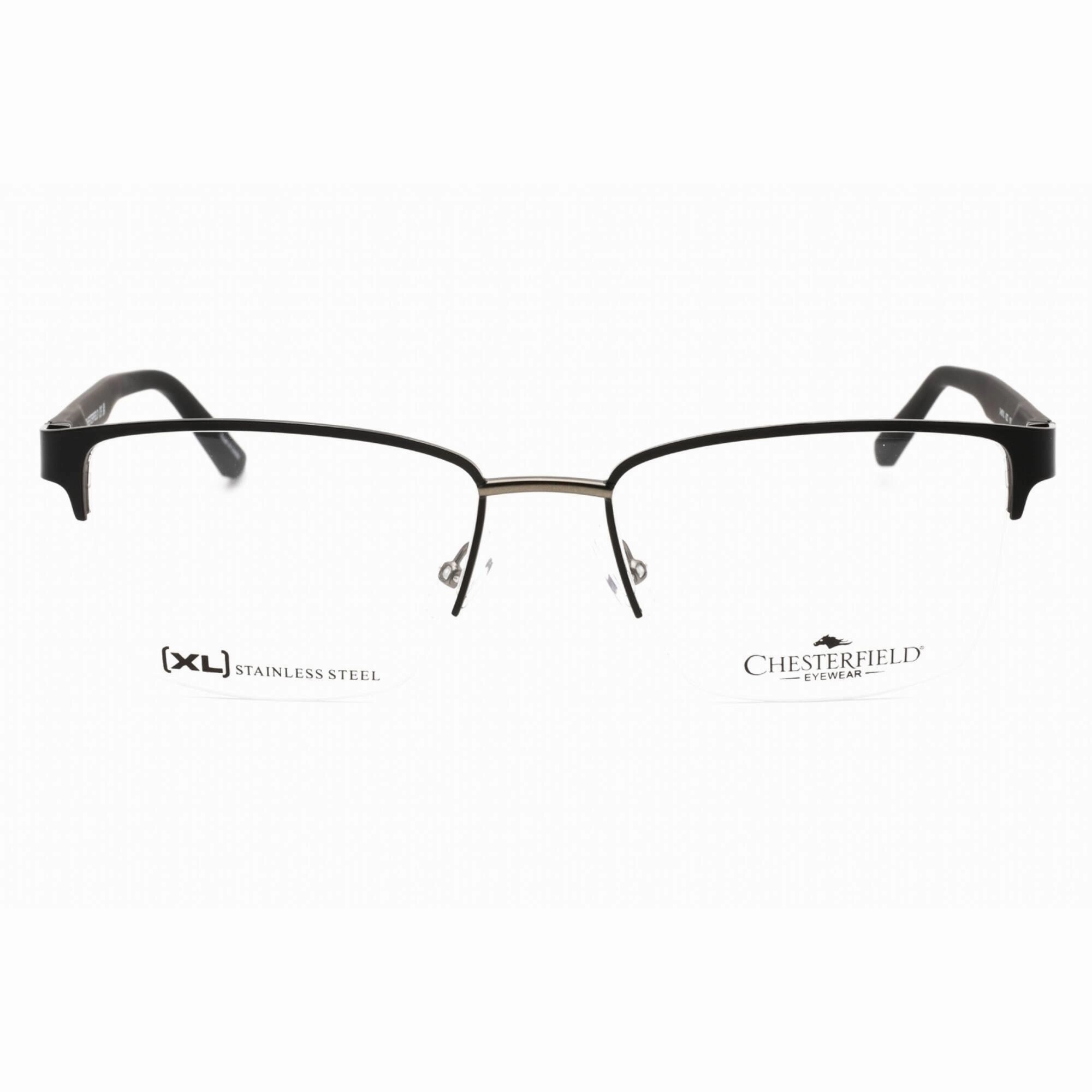 Chesterfield Men's Eyeglasses - Matte Black Dark Ruthenium Frame | CH 87XL 0RZZ 00