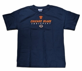 Chicago Bears Youth NFL Reebok Equipment Navy Tee