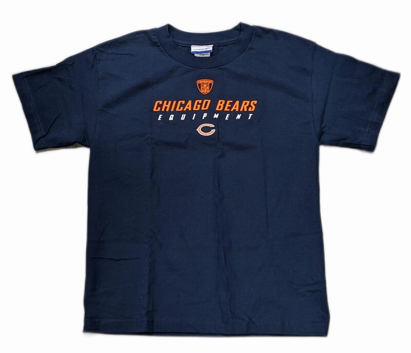 Chicago Bears Youth NFL Reebok Equipment Navy Tee
