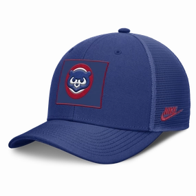 Chicago Cubs Nike Rise Royal Blue Dri-Fit Adjustable Snapback Trucker Hat