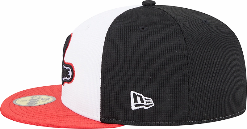 Chicago White Sox New Era Black/White/Red 2025 City Connect Batting Practice 59FIFTY Fitted Hat