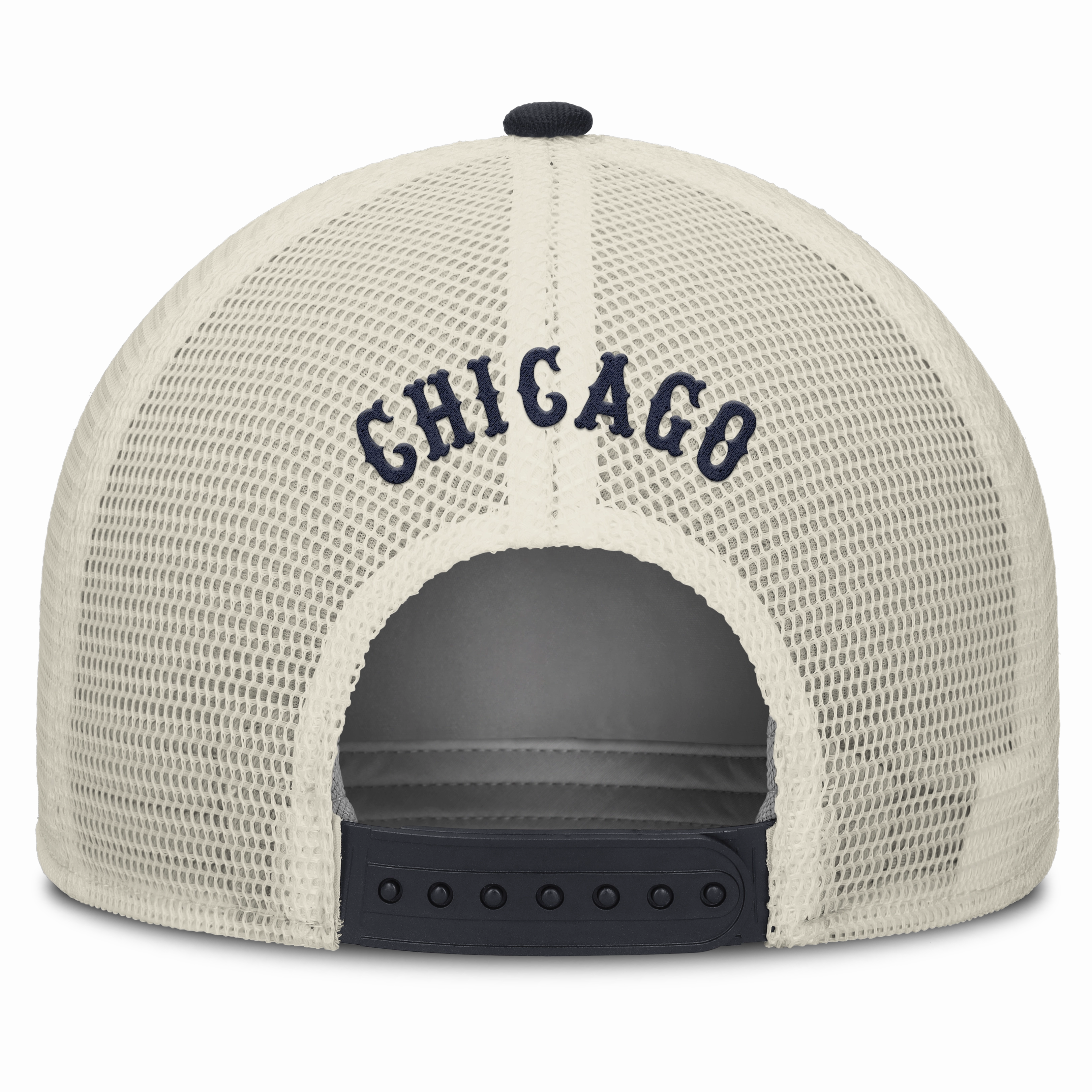 Chicago White Sox Nike Rise Navy Adjustable Snapback Trucker Hat