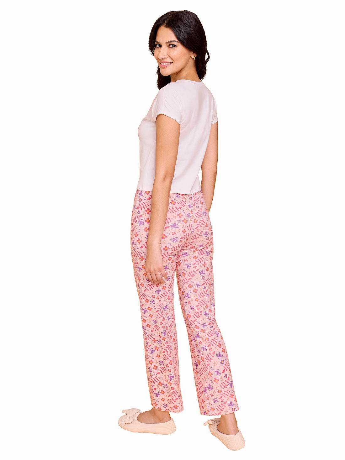 Cotton long pajama set 77130