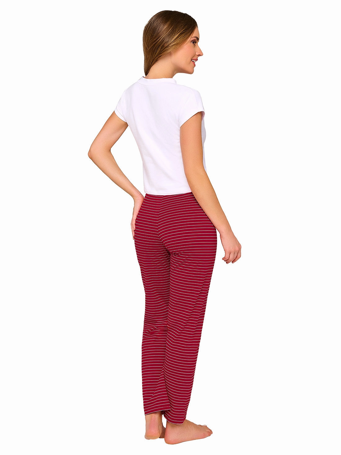 Cotton long pajama set 77130