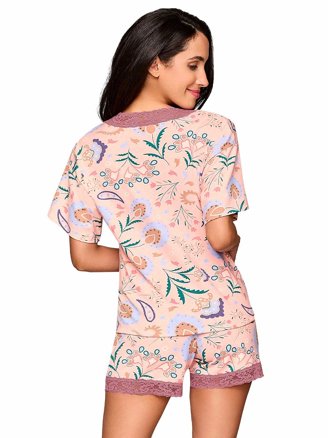 Cotton short pajama set 77129