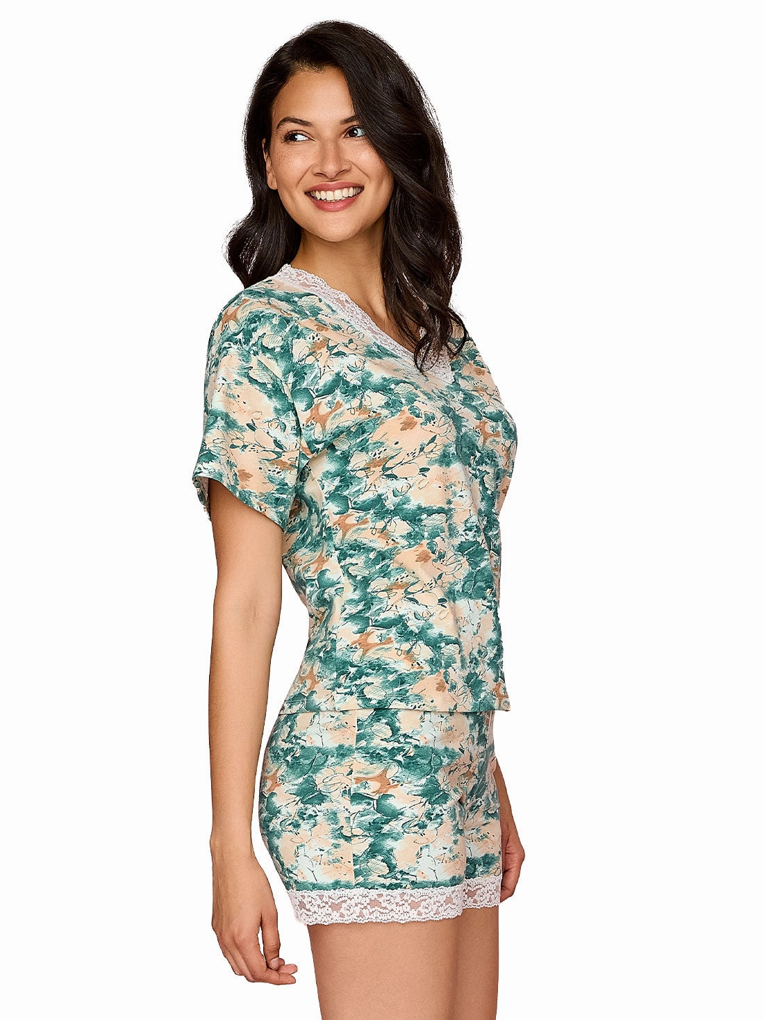 Cotton short pajama set 77129