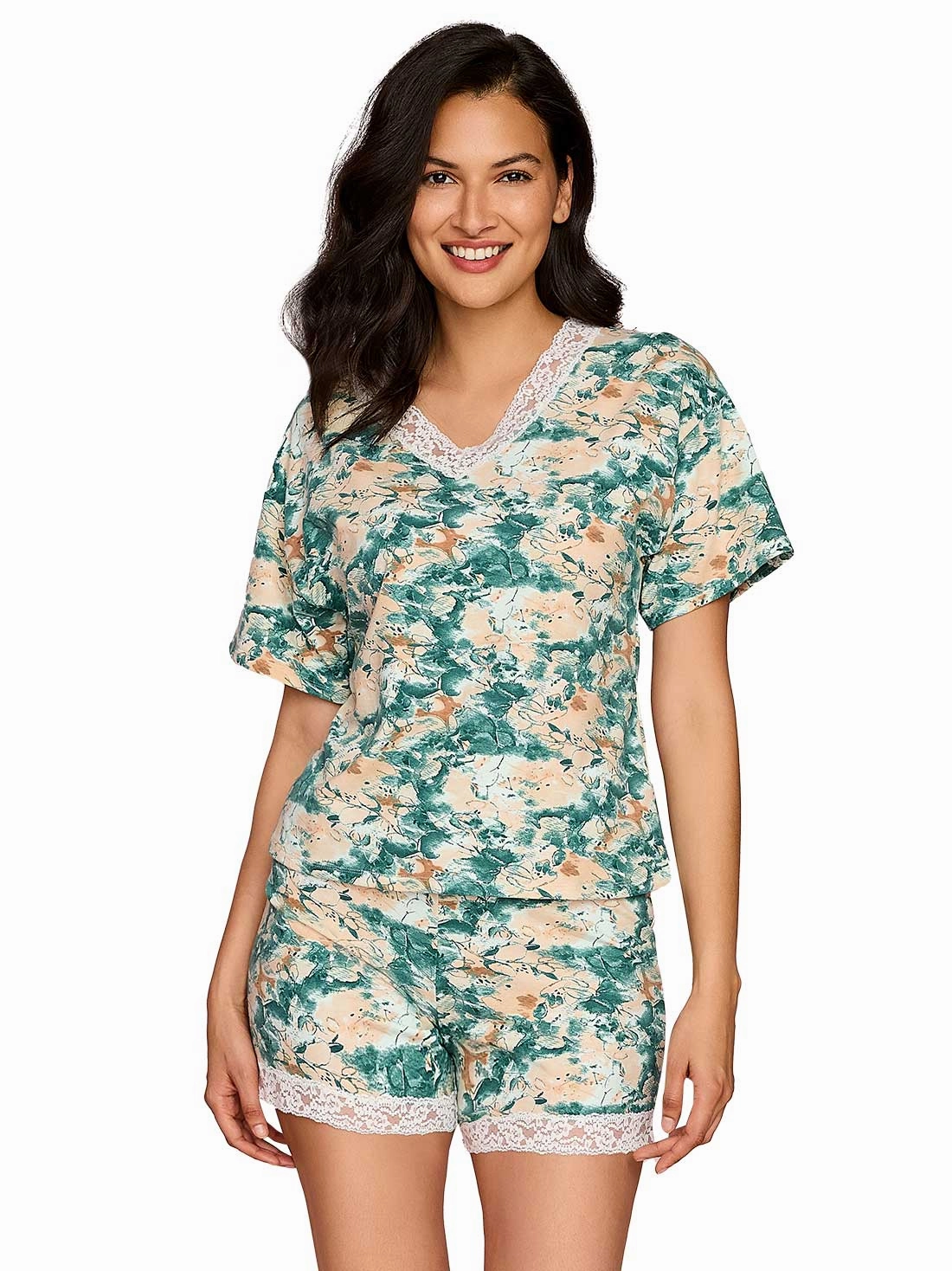 Cotton short pajama set 77129