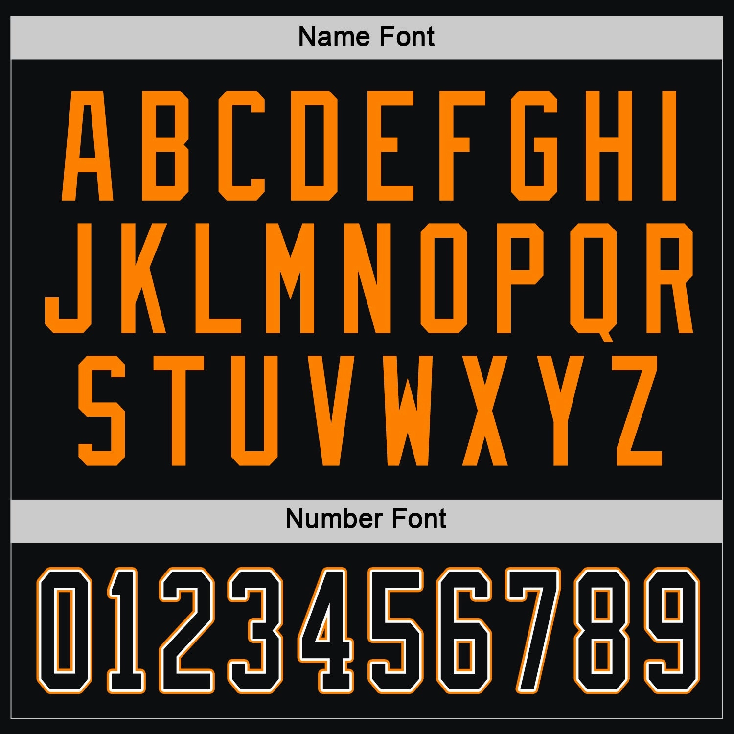 Custom Black Black-Bay Orange Hockey Jersey