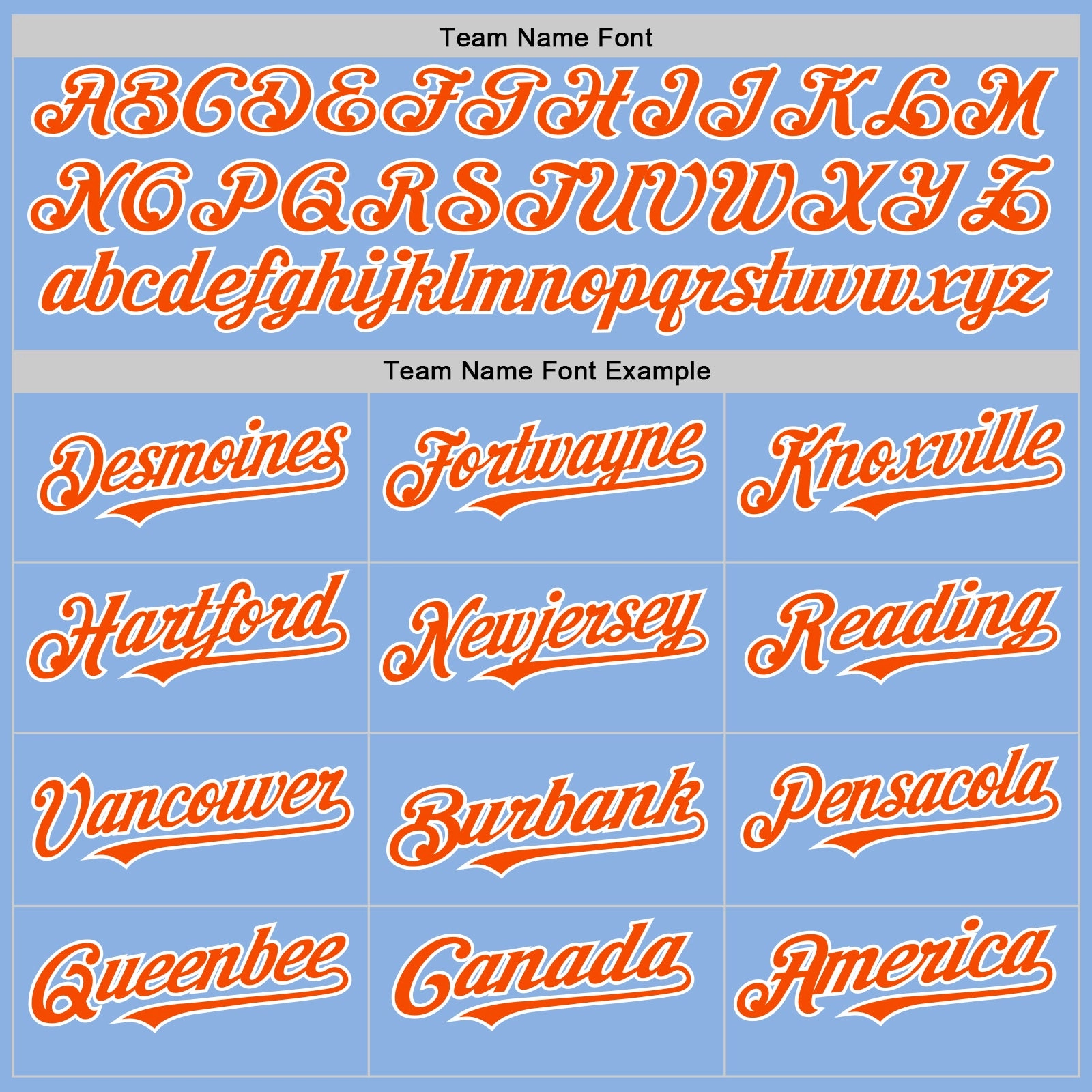 Custom Light Blue Orange-White Line Authentic Baseball Jersey
