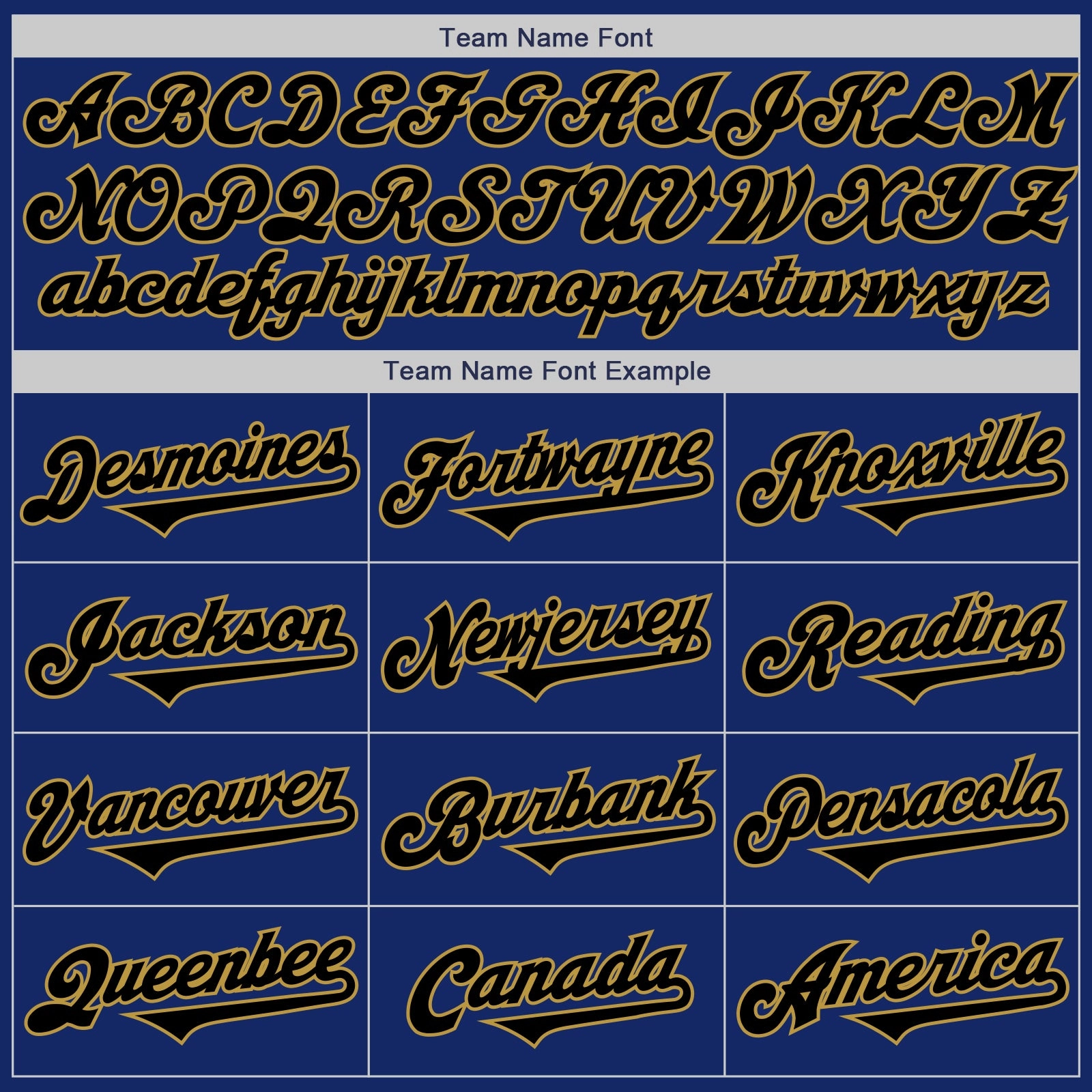 Custom Royal Black-Old Gold Authentic Two Tone Baseball Jersey
