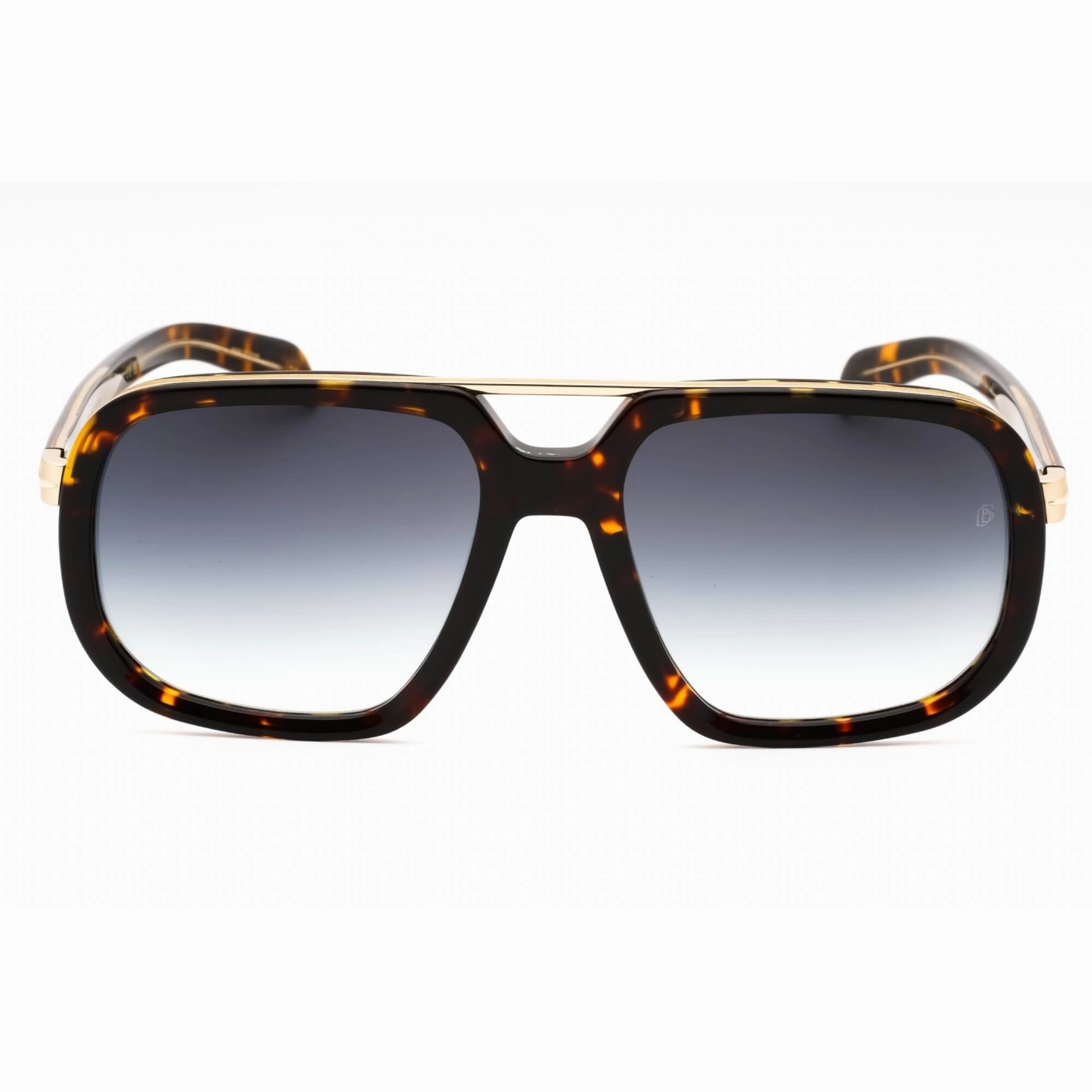 David Beckham Men's Sunglasses - Havana Gold Navigator Full Rim | DB 7101/S 02IK 9O