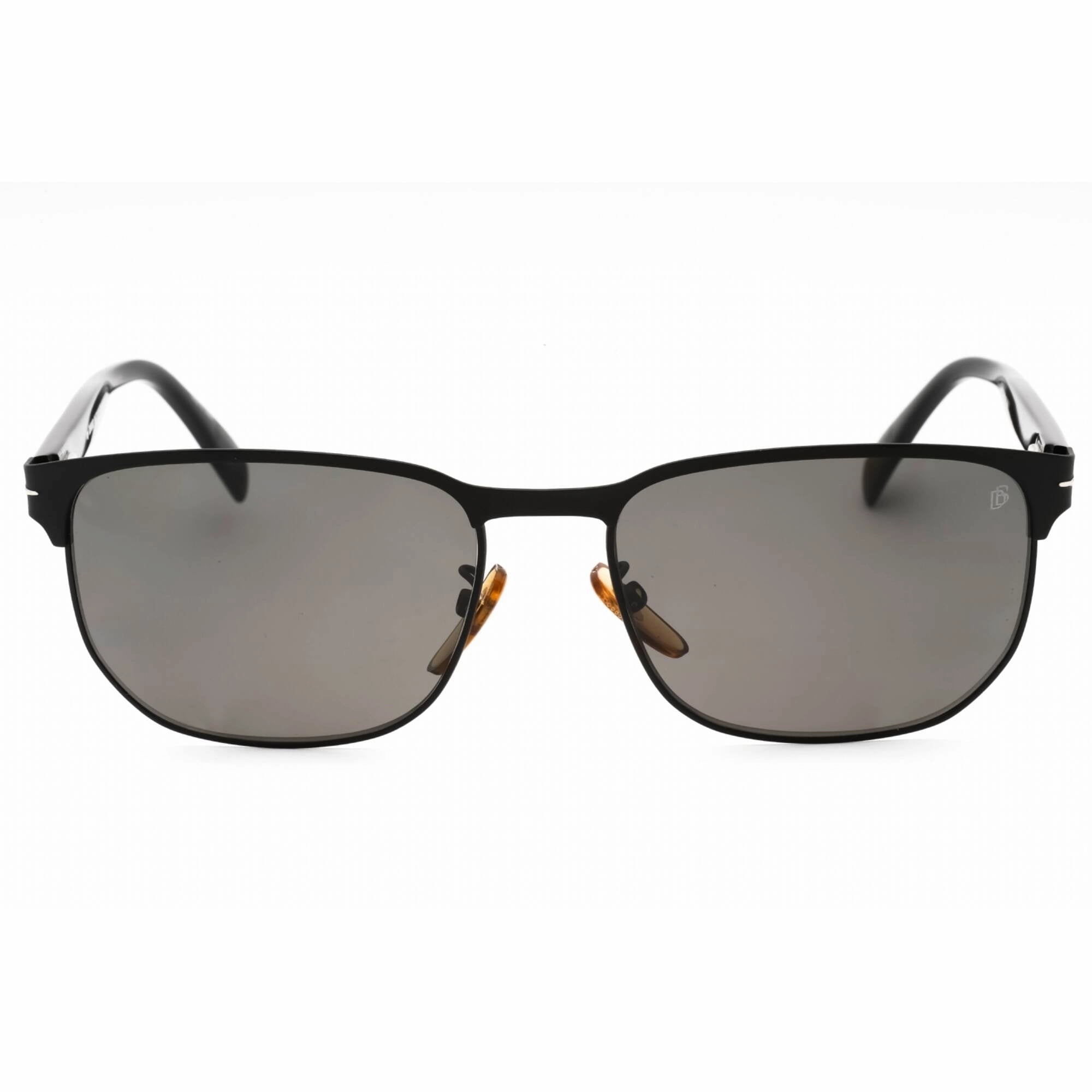 David Beckham Men's Sunglasses - Matte Black Frame Dark Grey Lens | DB 1131/S 0124 M9