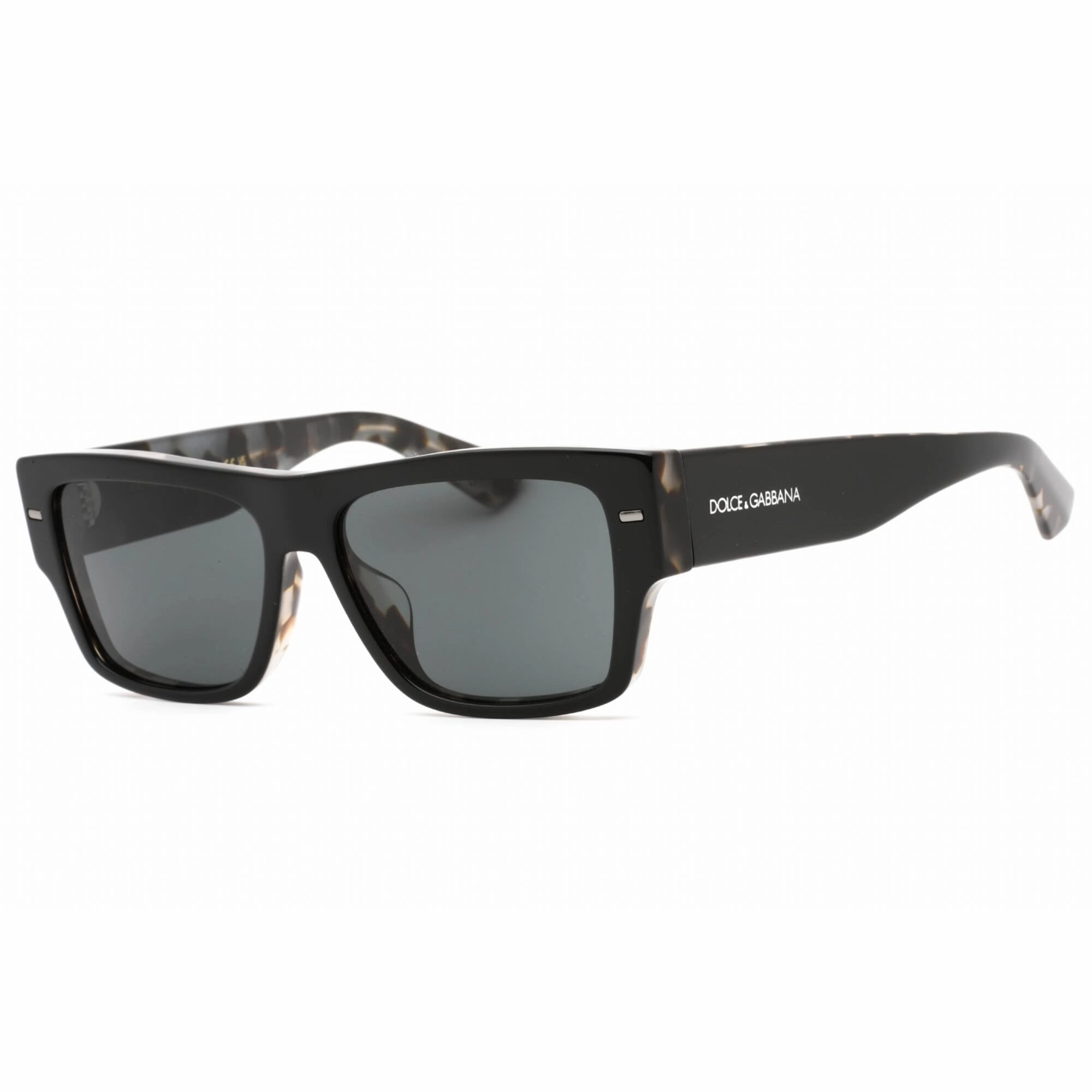 Dolce & Gabbana Men's Sunglasses - Black On Grey Tortoise Frame | 0DG4451F 340387