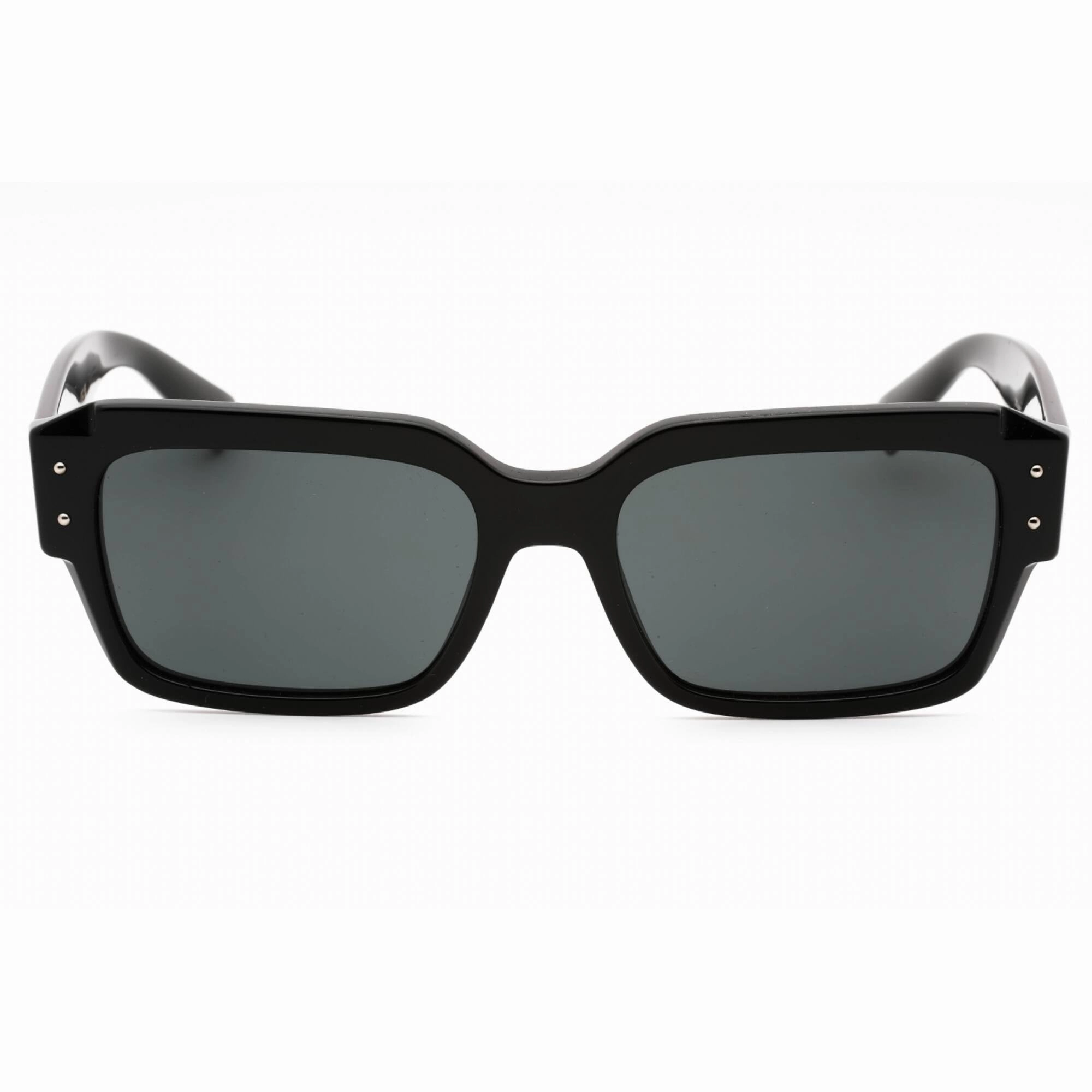Dolce & Gabbana Men's Sunglasses - Black Plastic Rectangular Frame | 0DG4460 501/87