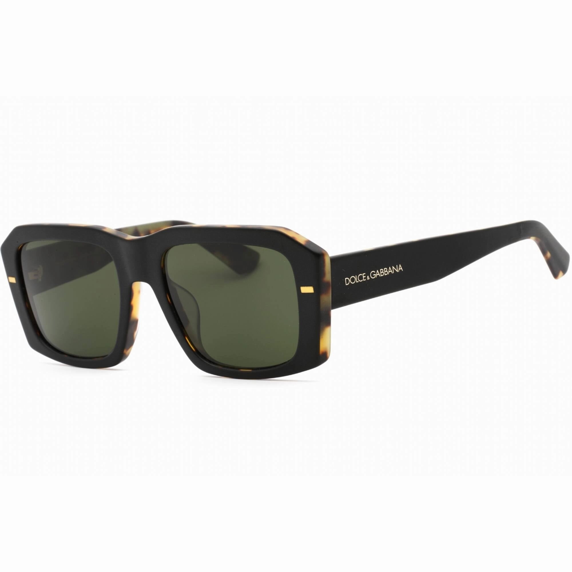 Dolce & Gabbana Men's Sunglasses - Matte Black On Yellow Havana | 0DG4430F 340471