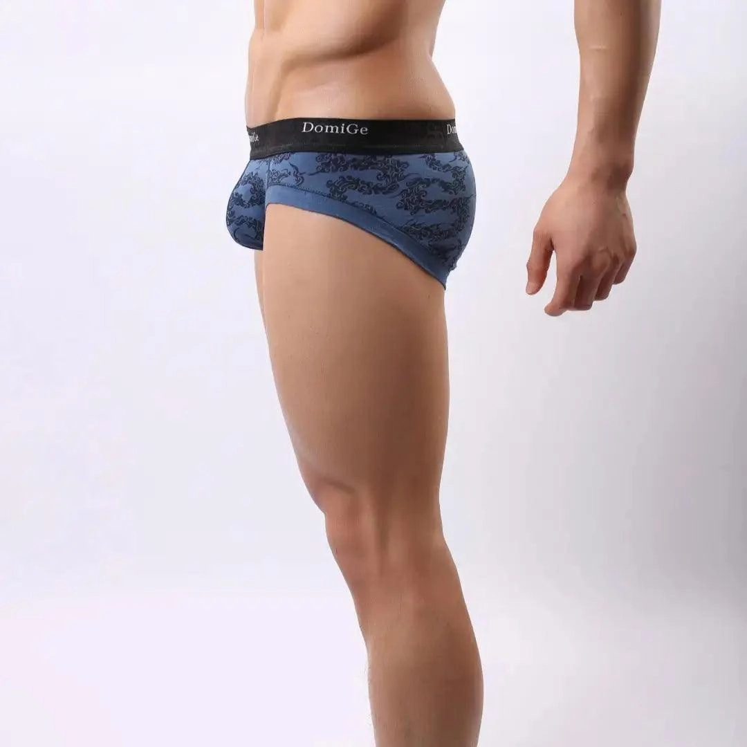 DomiGe Men's Bamber Trunks Briefs Moisture Management Underwear