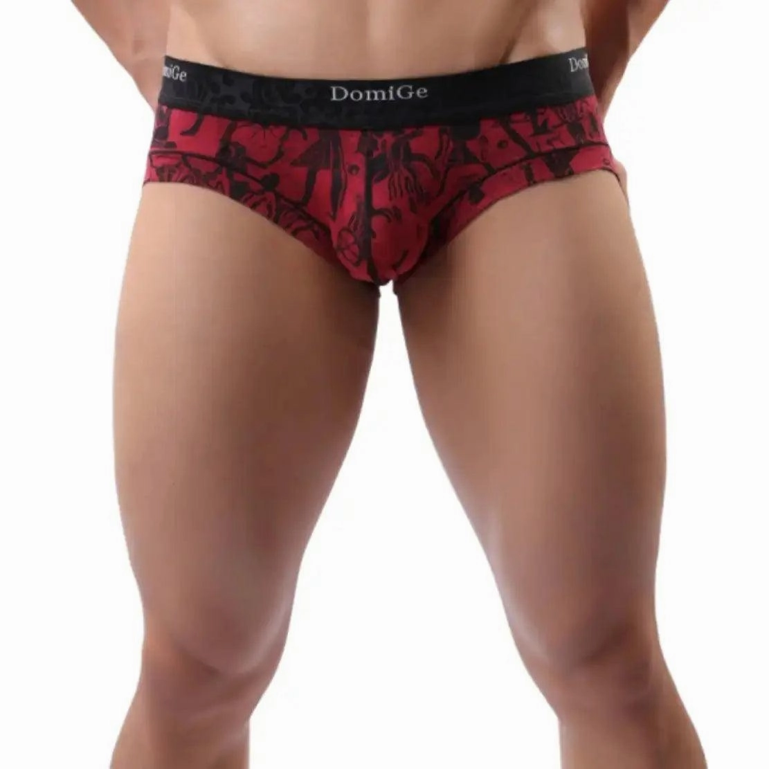 DomiGe Men's Bamber Trunks Briefs Moisture Management Underwear