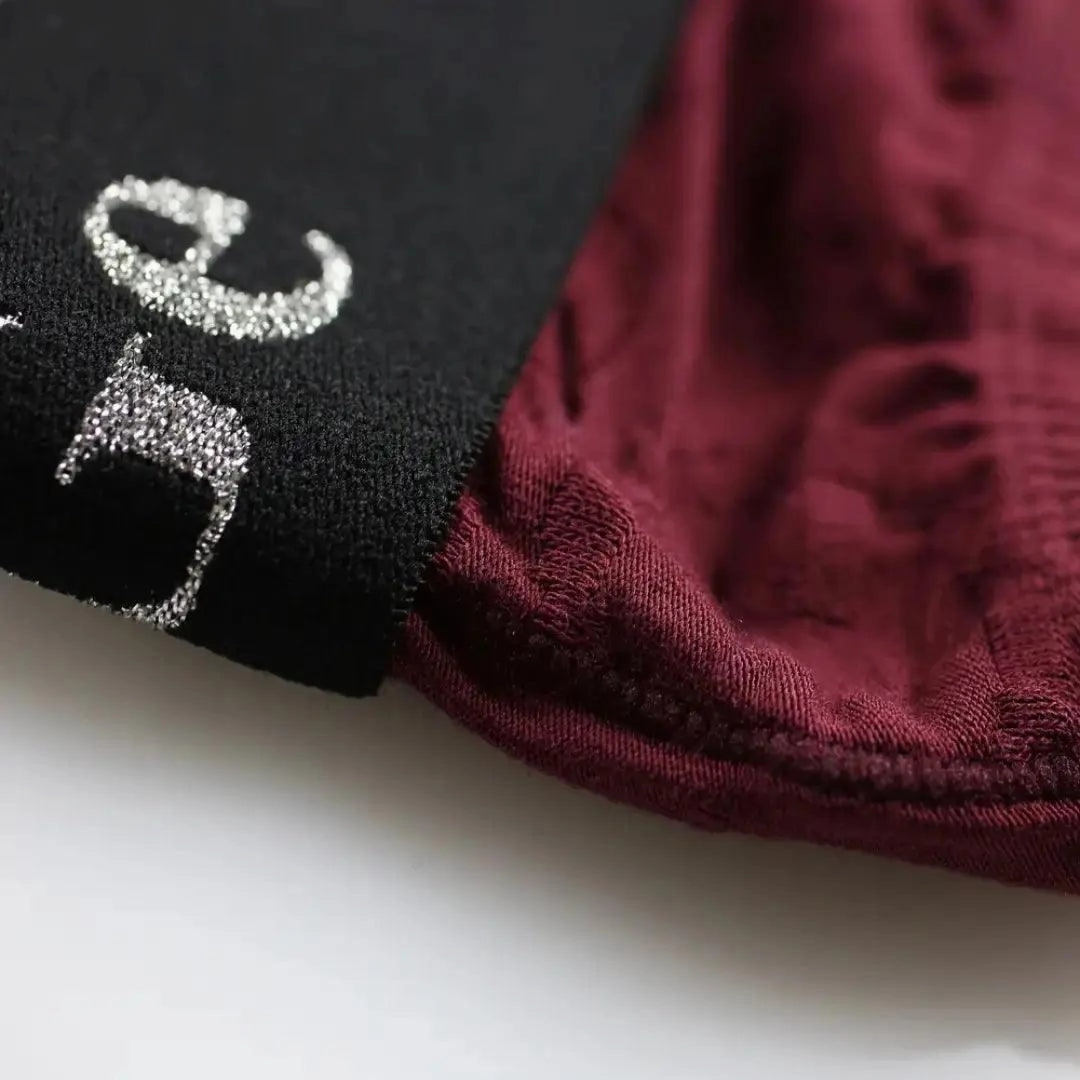 DomiGe Men's Bamboo Briefs Comfort Logo Waistband Male Underwear