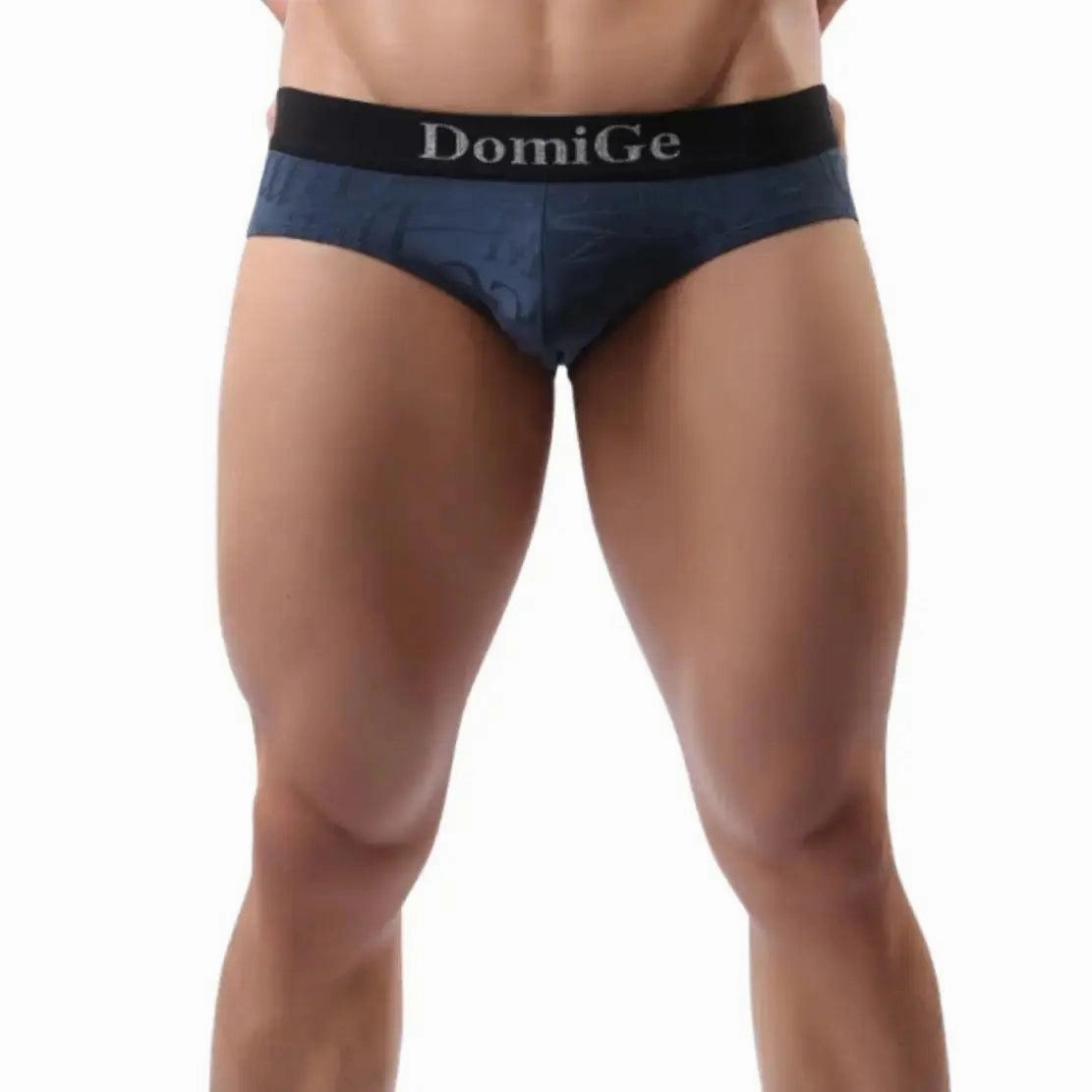 DomiGe Men's Bamboo Briefs Comfort Logo Waistband Male Underwear