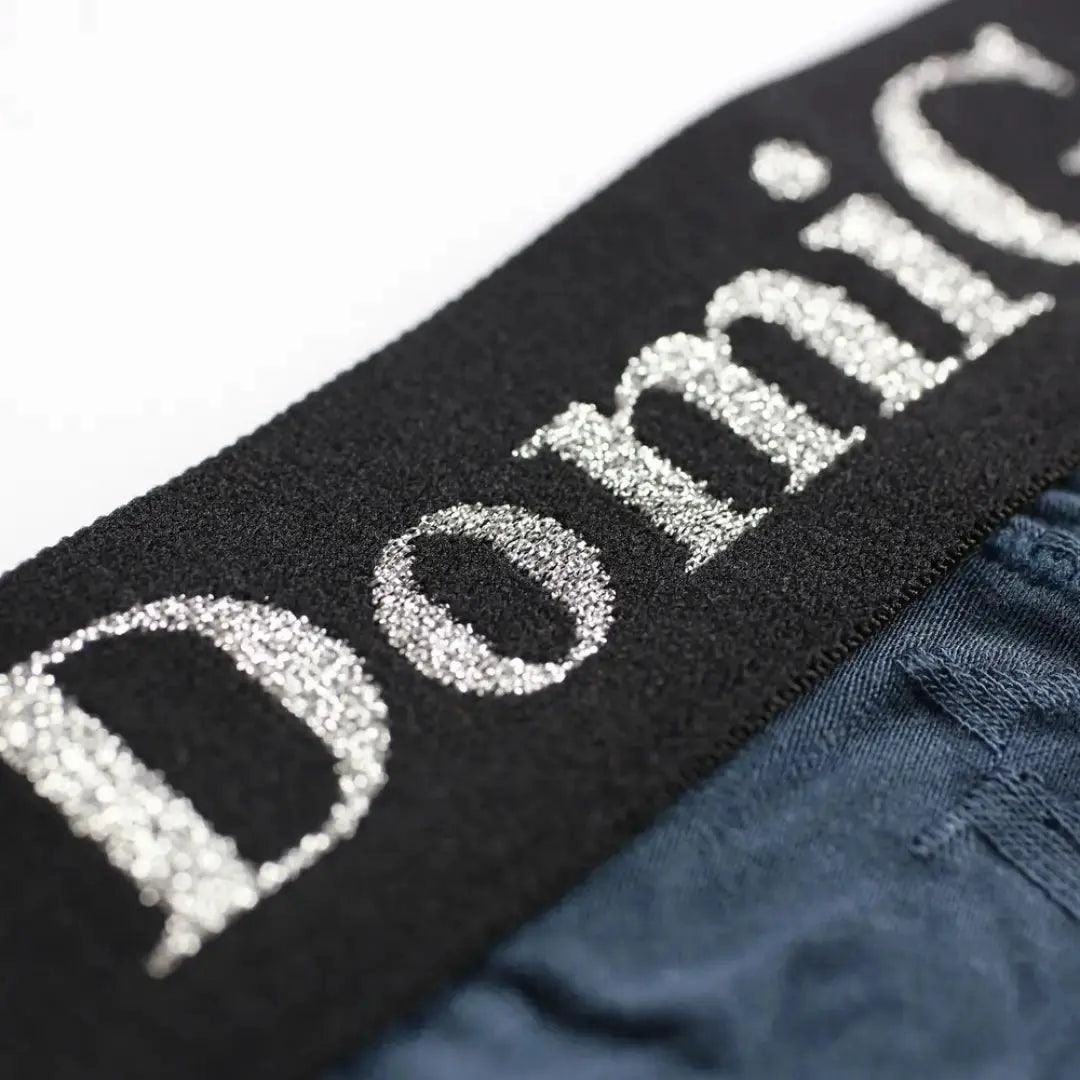 DomiGe Men's Bamboo Briefs Comfort Logo Waistband Male Underwear